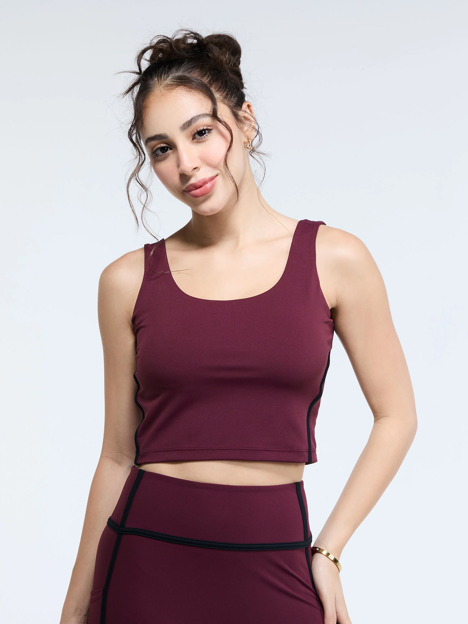 Aerial Contrast Crop Tank - Pack of 2 - Image 4