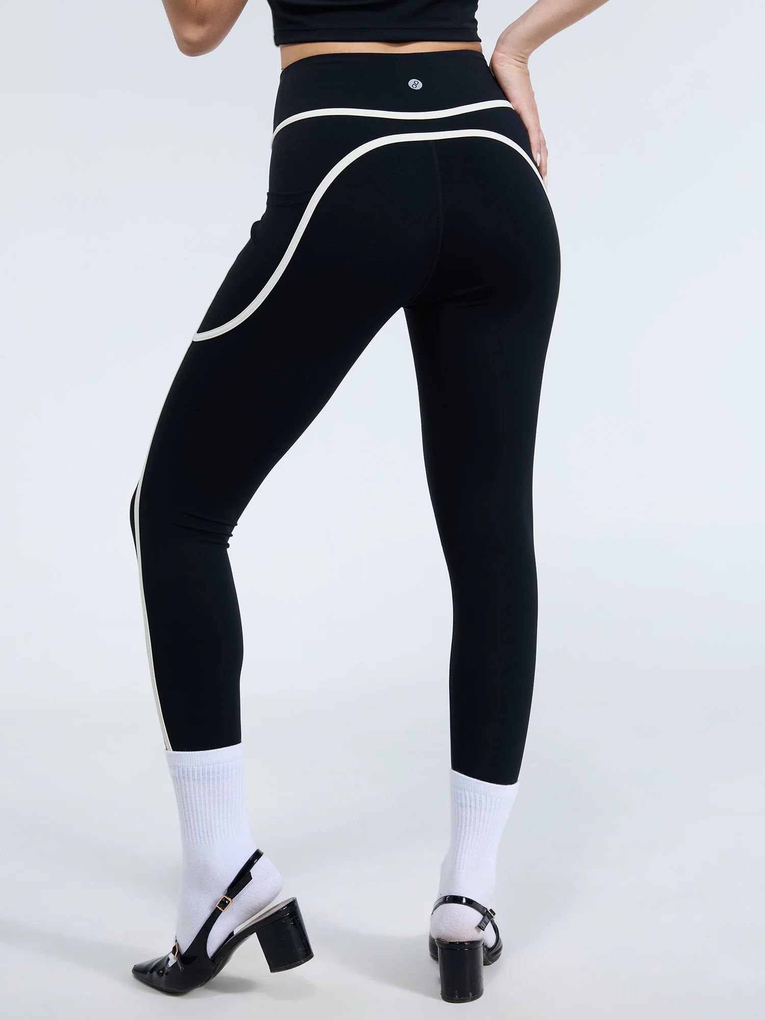 Aerial Contrast Leggings - Pack of 2 - Image 4