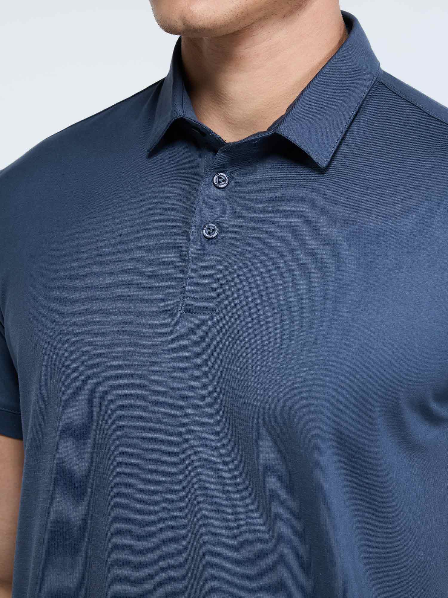 Ash Supima Polo T-Shirt - Regular Fit - Image 5
