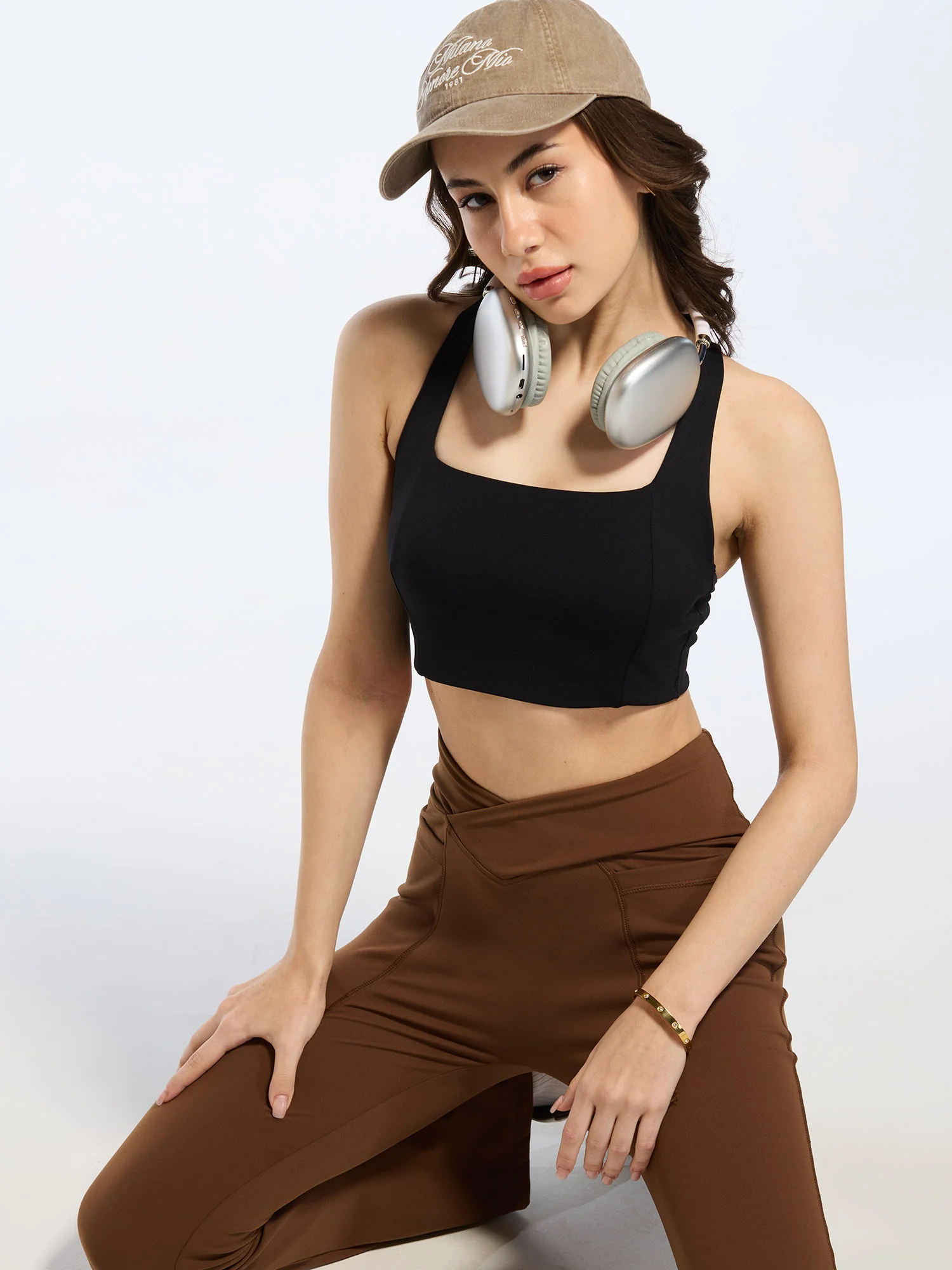 Black Ultra Support Sports Bra