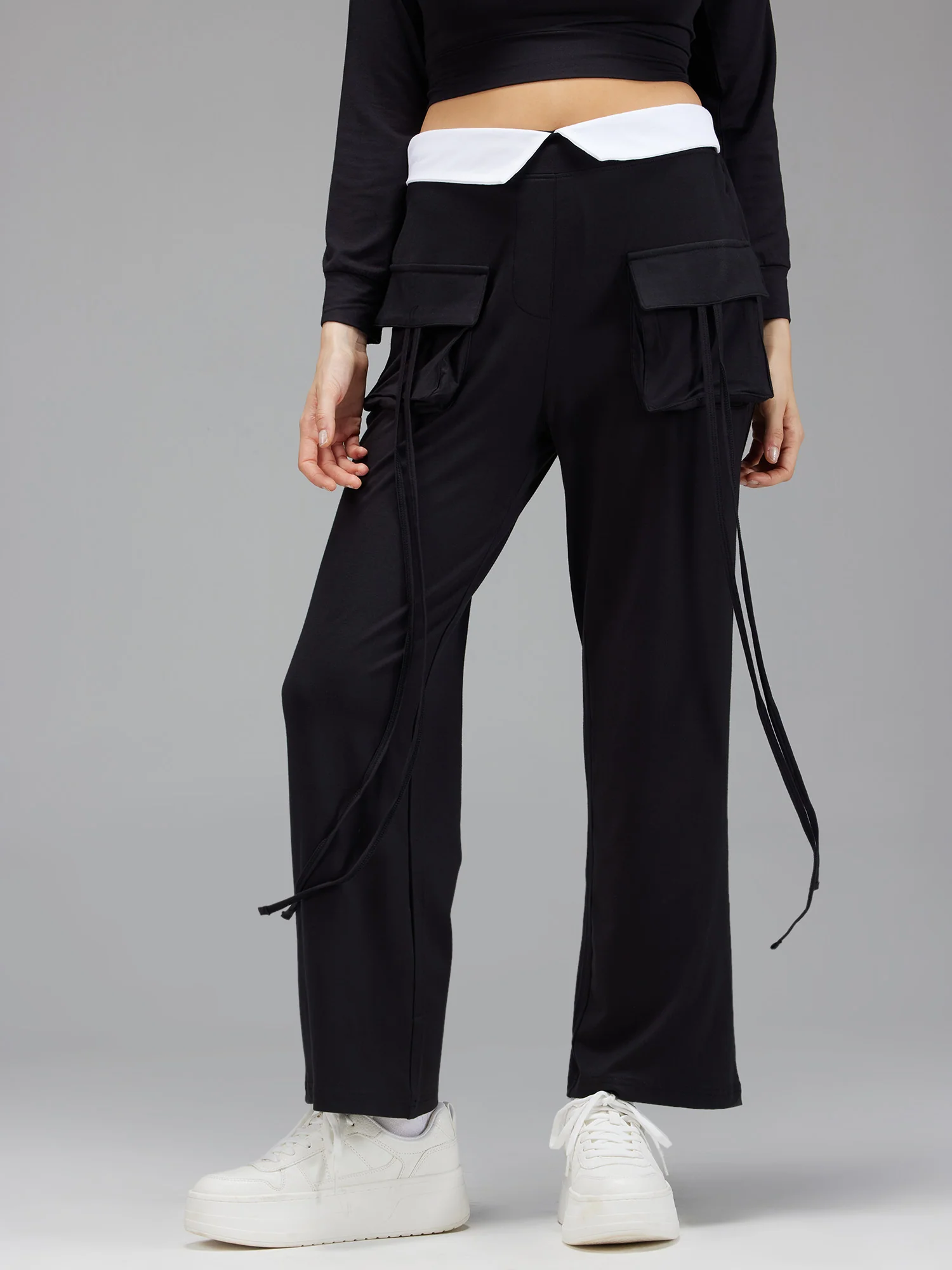 Black Asymmetrical Whirl Set - Image 5