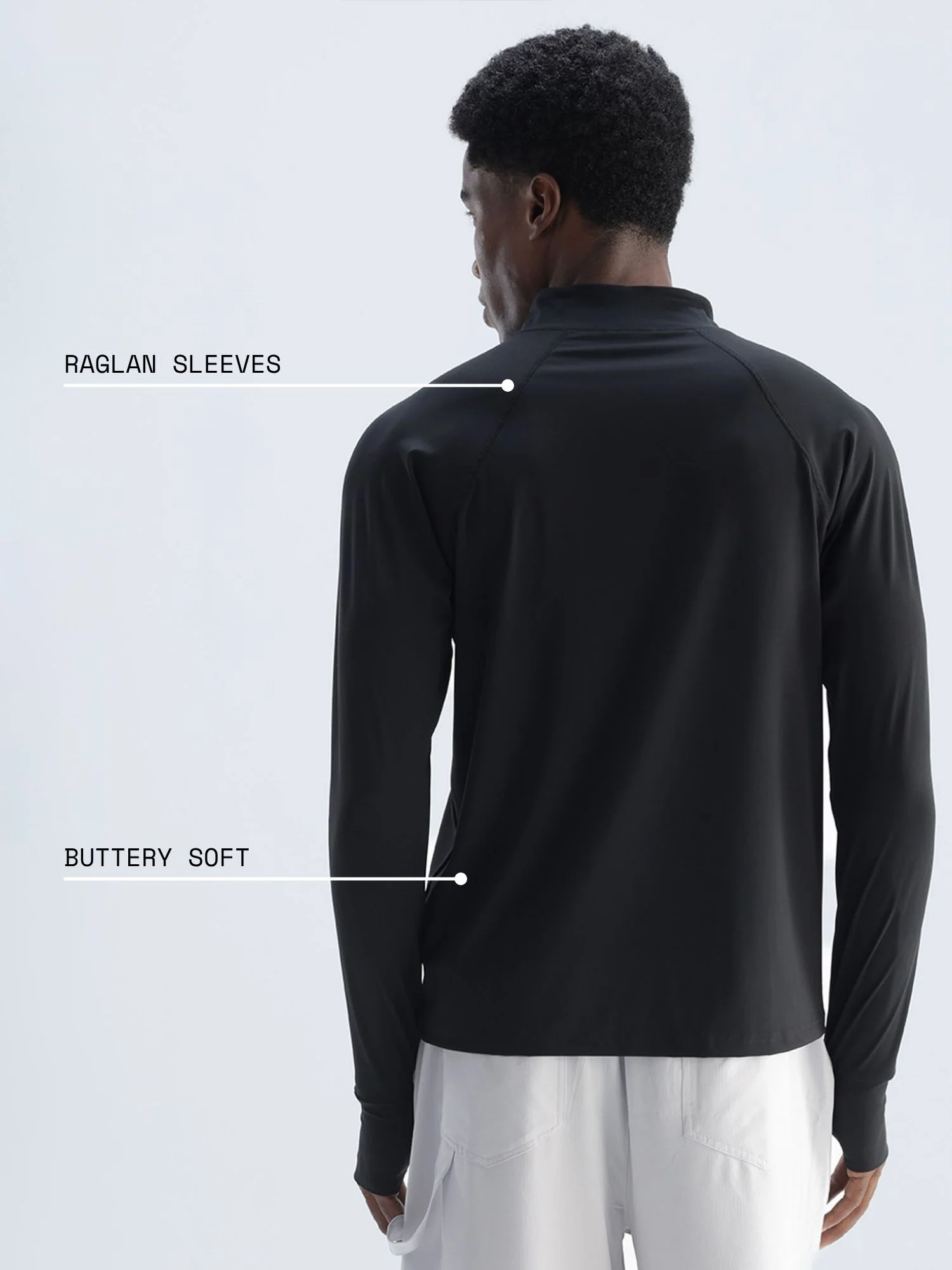 Black Athletic Quarter-Zip - Image 4