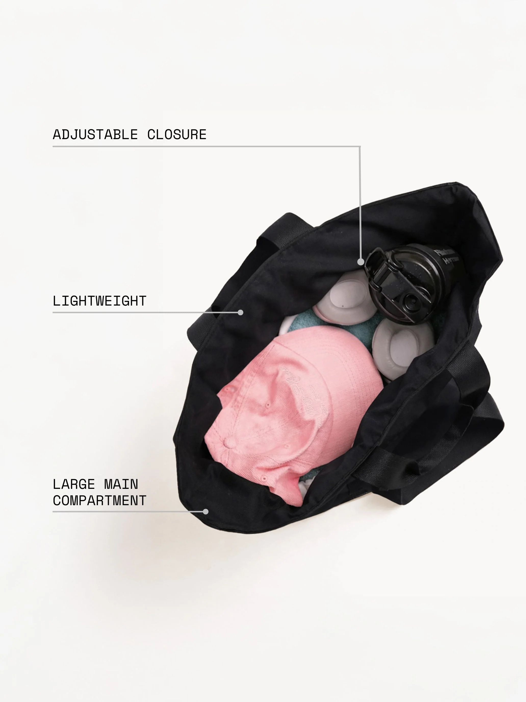 Black Cava Essential Tote - Image 4