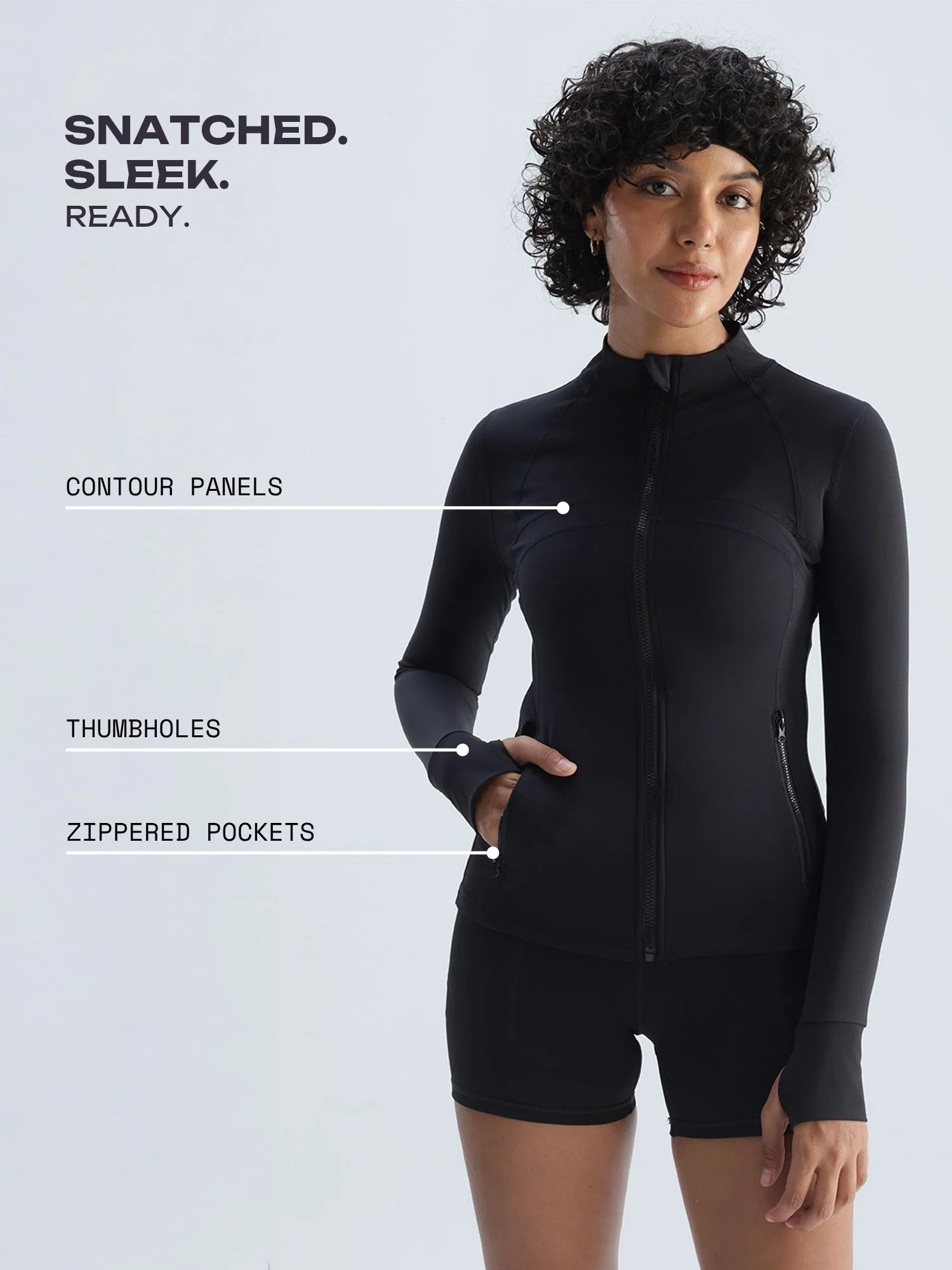 Black Contour Jacket - Image 3