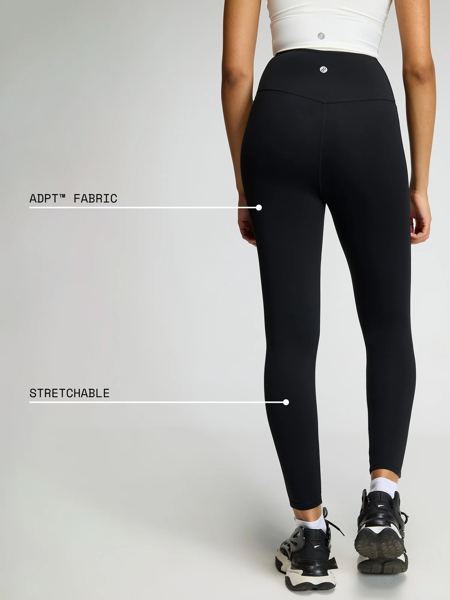Black Hourglass Snug Leggings - Image 4
