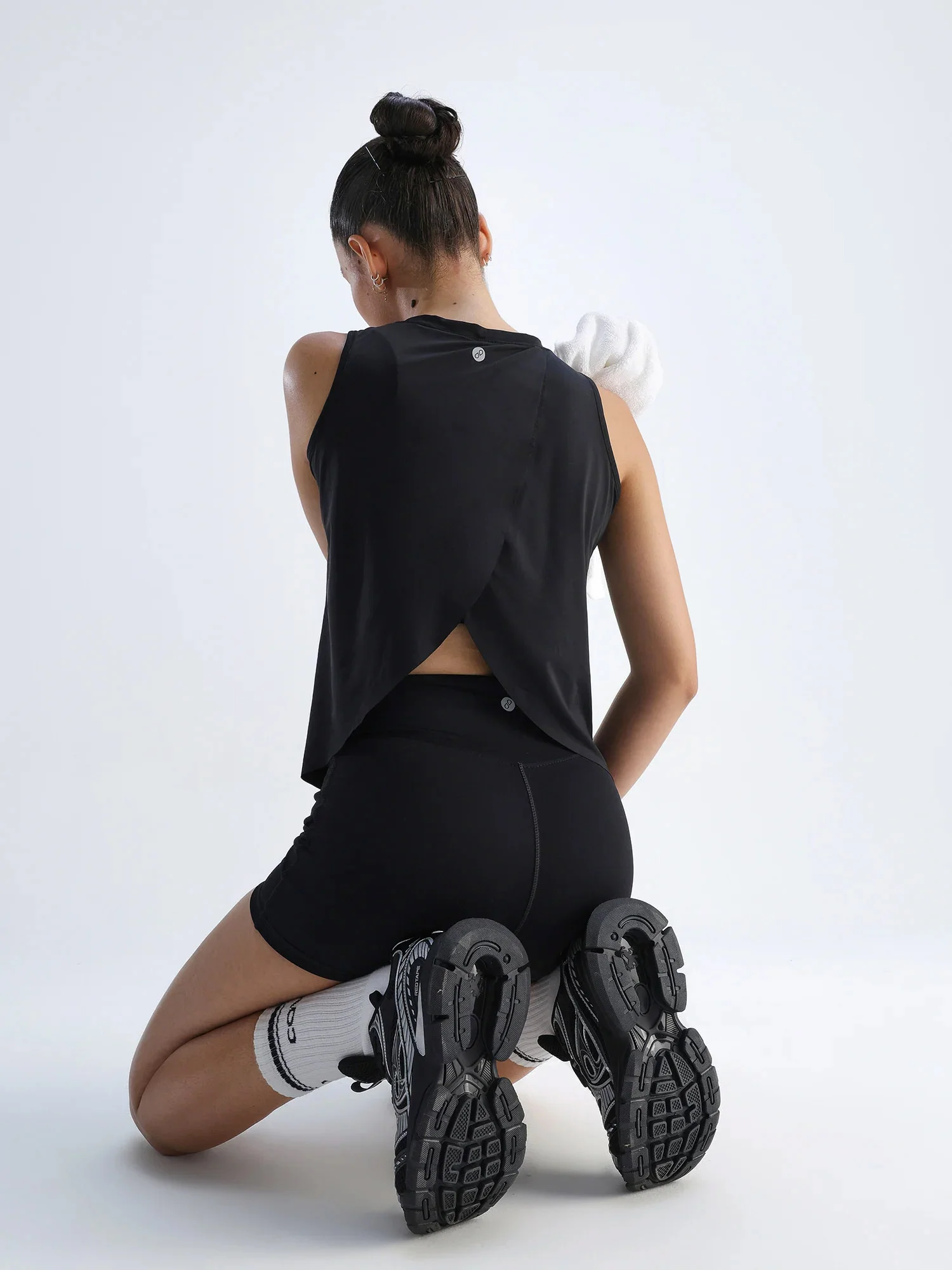 Black Overlap Tank - Image 2