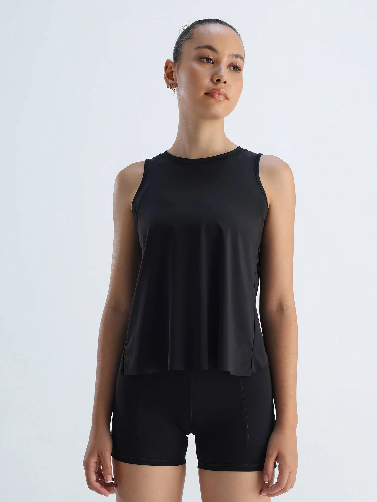 Black Overlap Tank - Image 5