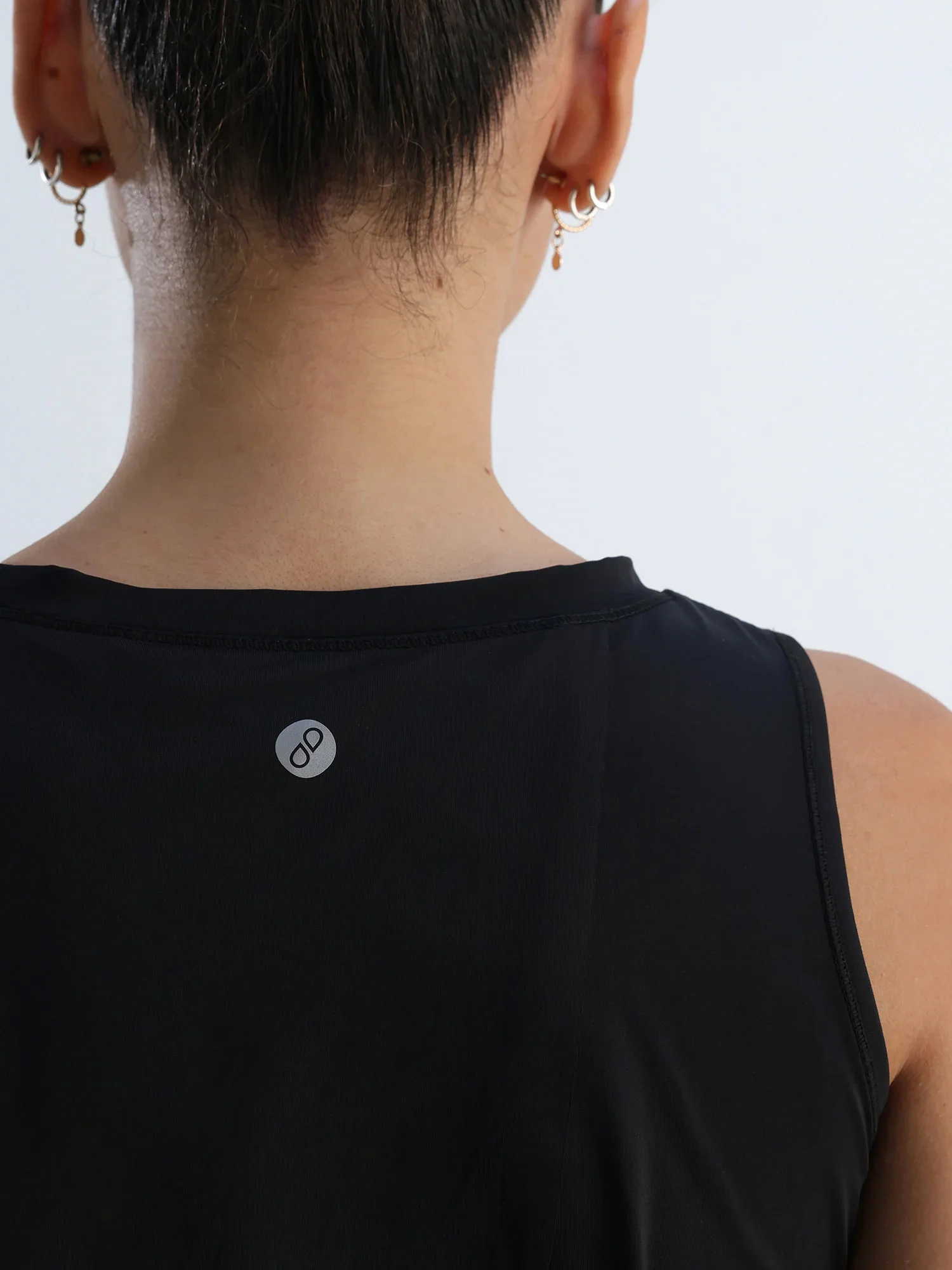 Black Overlap Tank - Image 6