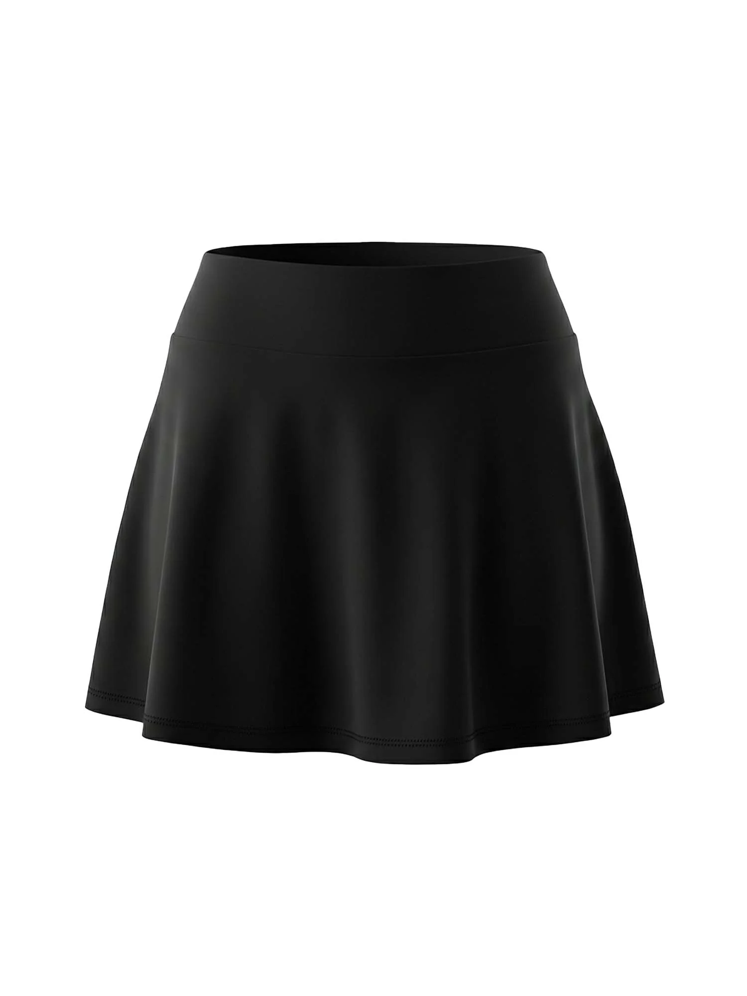 Black Ripple Swim Skorts - Image 7