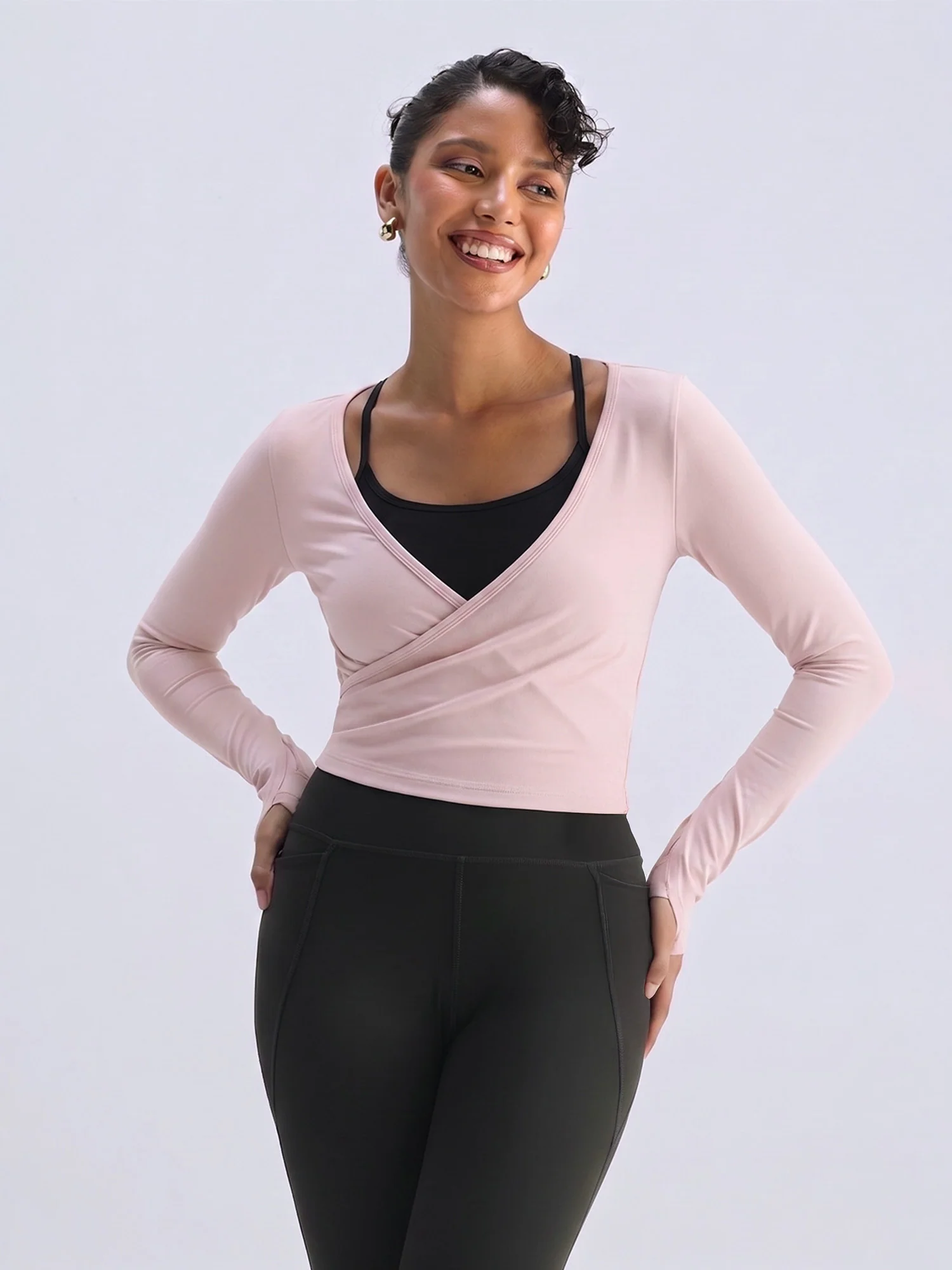Blush ADPT™ Wrap Top - Image 5