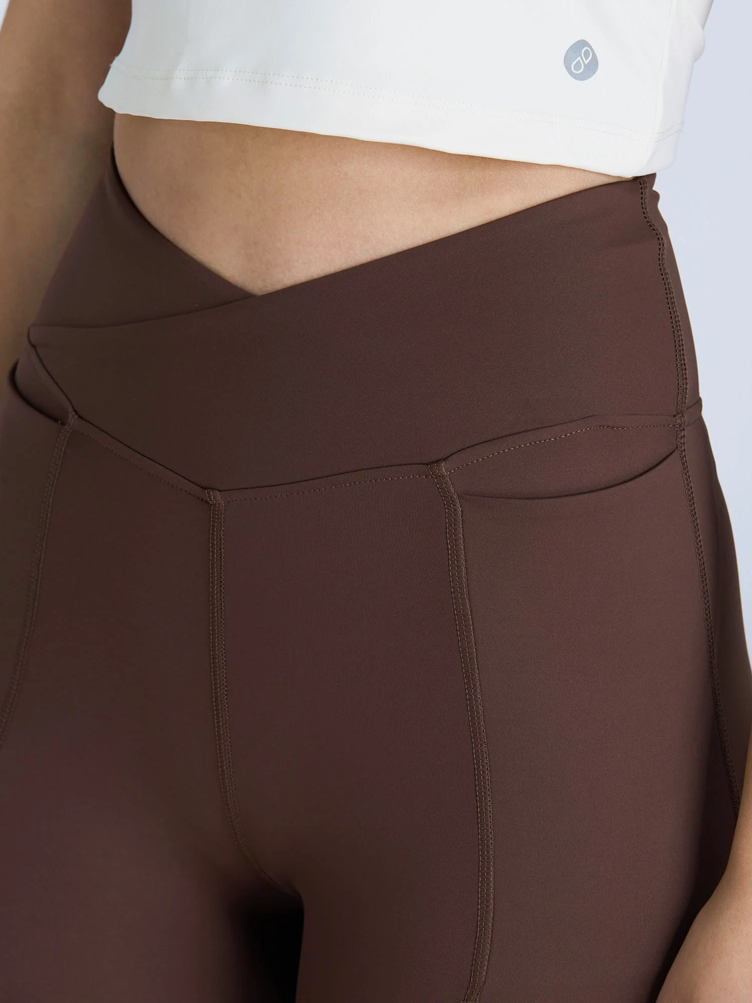 Brown Hourglass Flared Leggings - Image 19