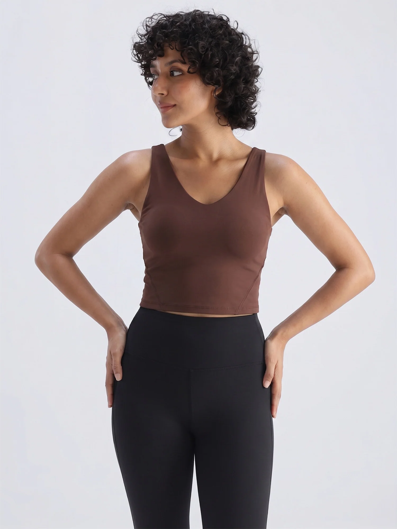 Brown Refine Crop Tank - Image 6