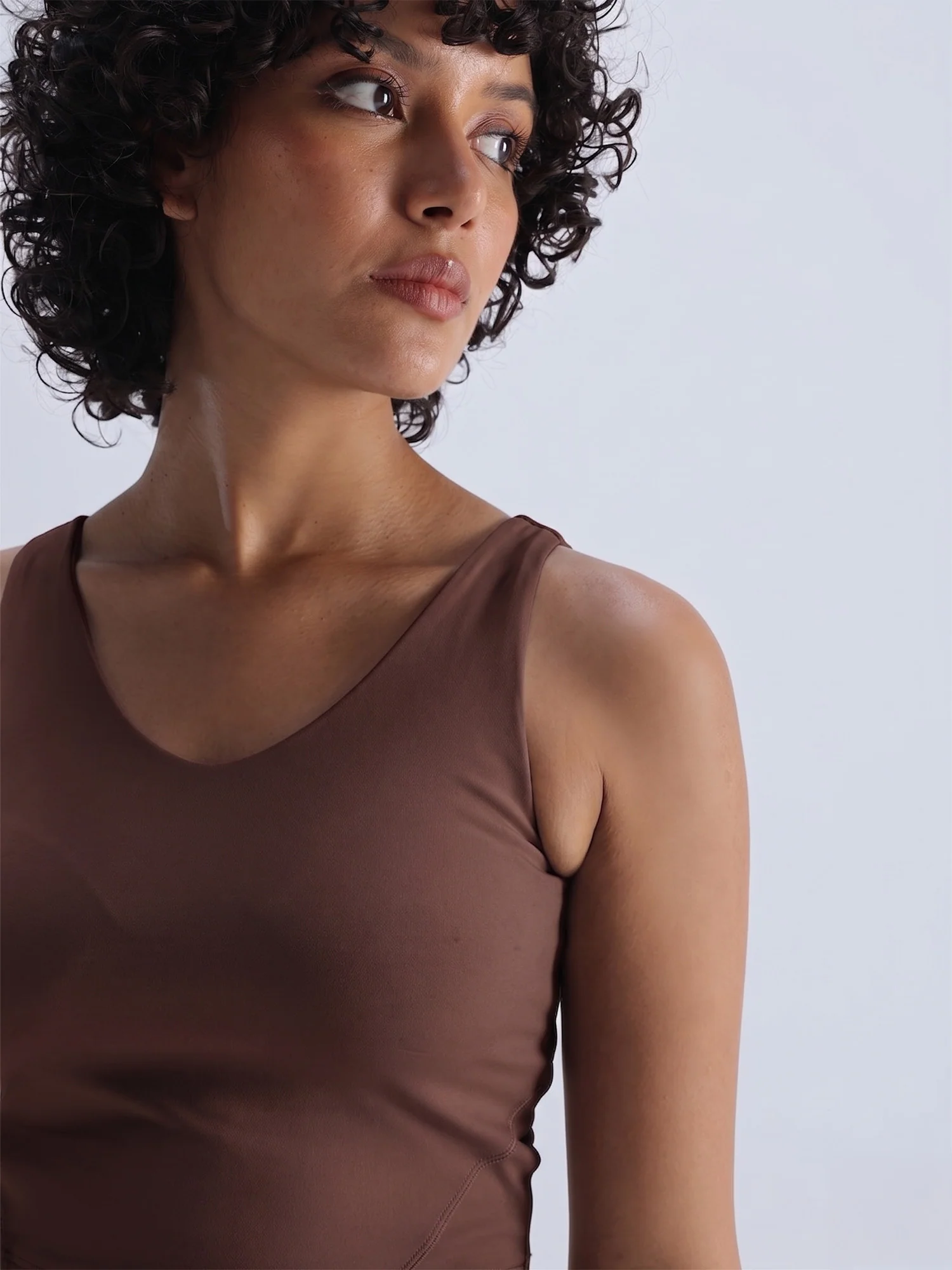 Brown Refine Crop Tank - Image 7