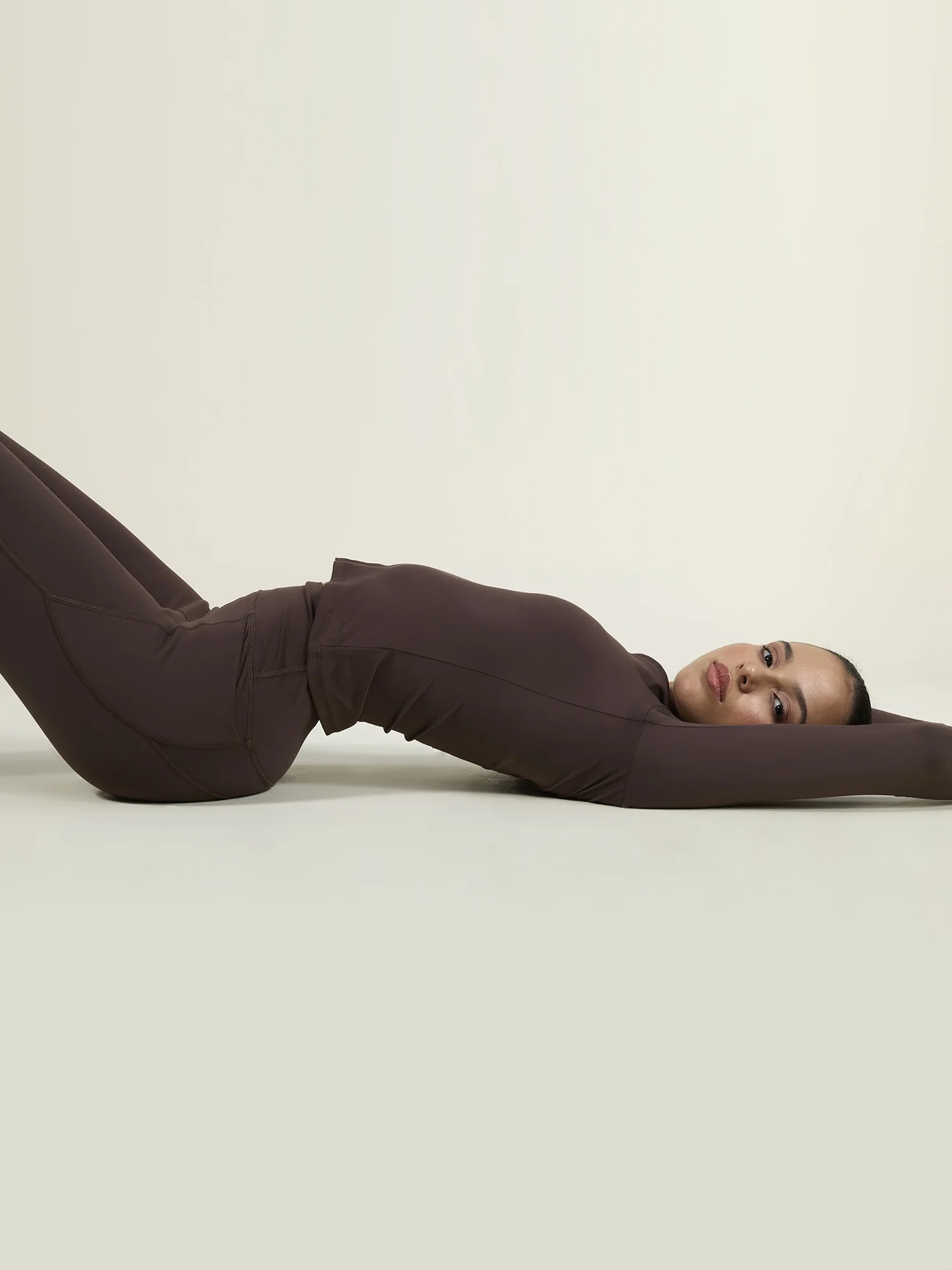 Brown Sculpt Scoop Top - Image 2