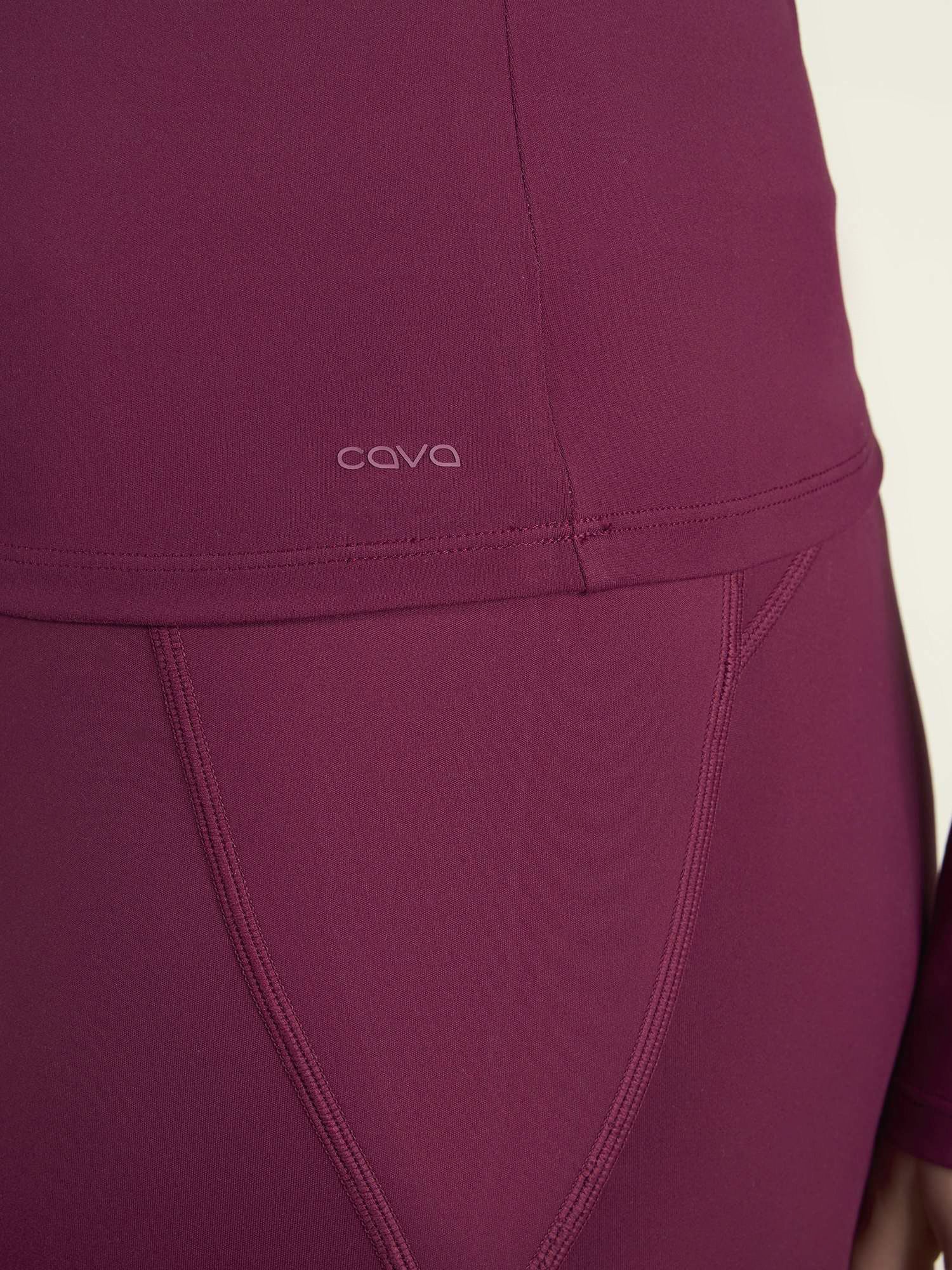 Burgundy Sculpt Scoop Top - Image 6