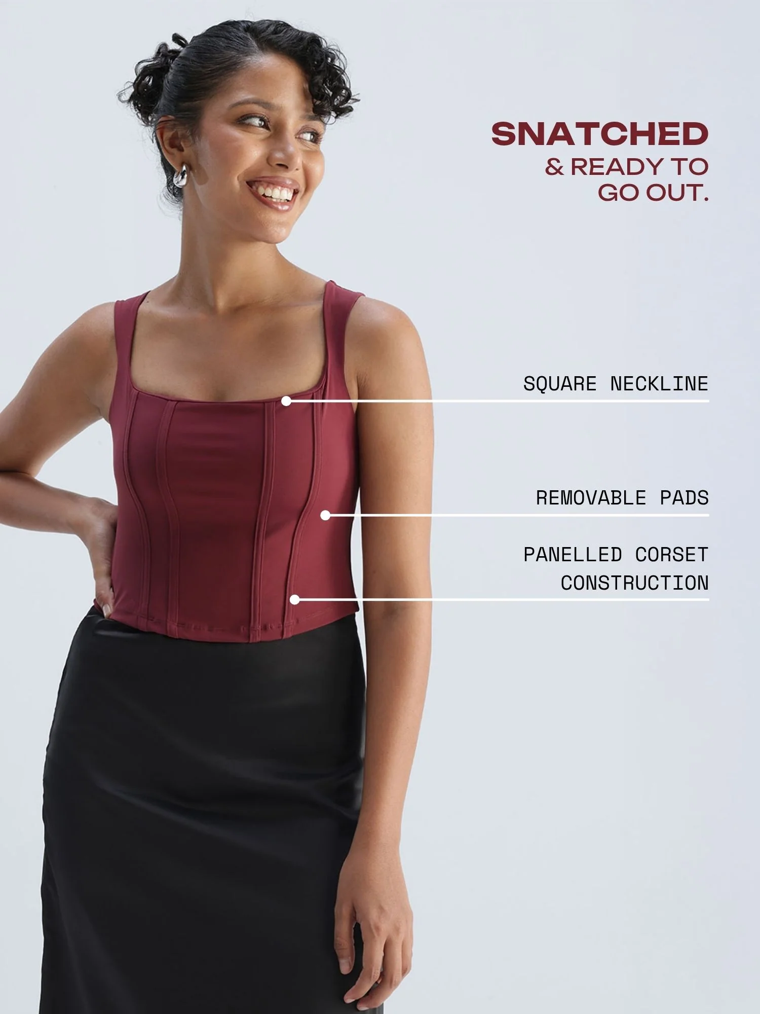 Cherry Club Corset Top - Image 3