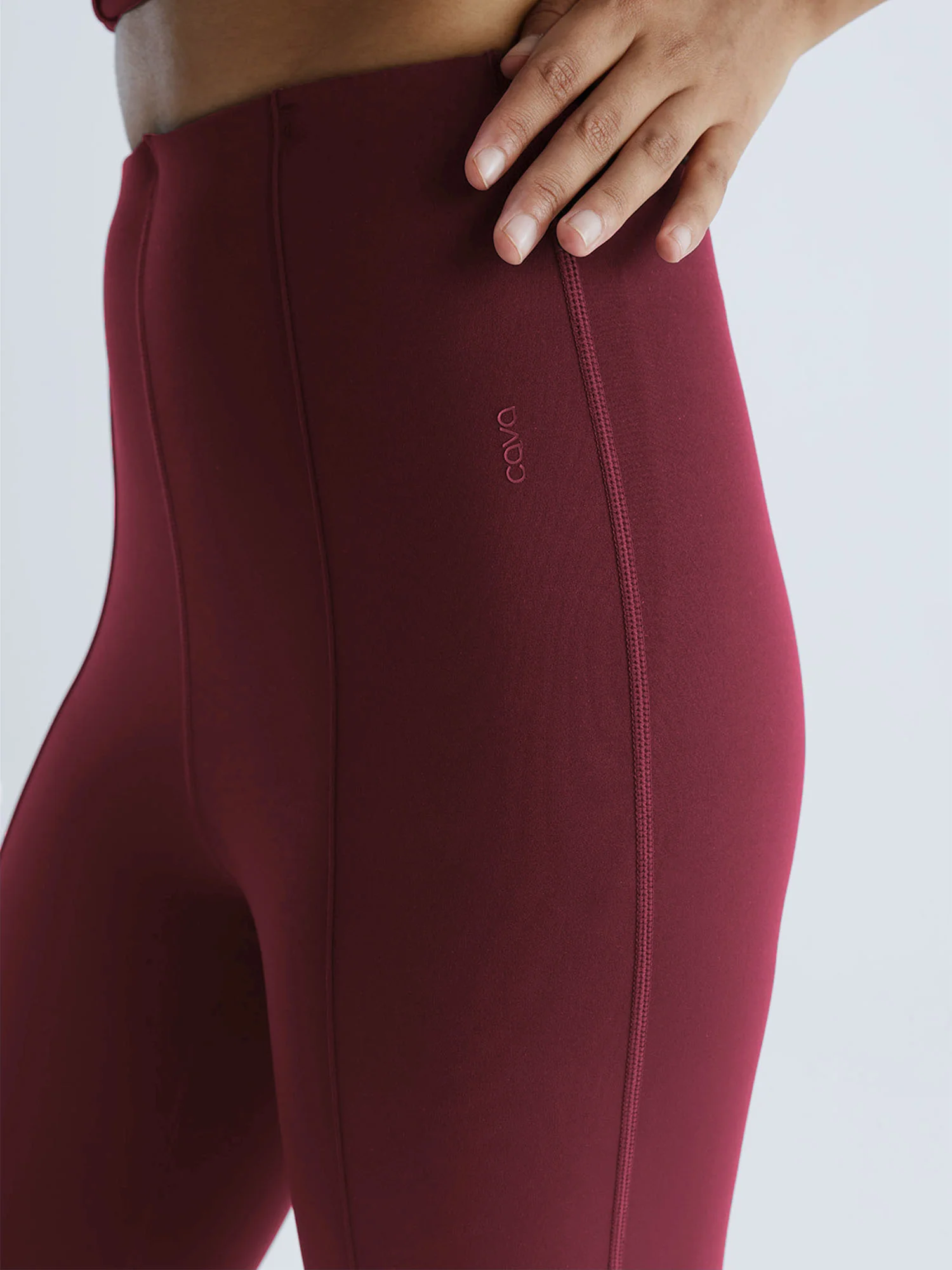 Cherry Pintuck Flared Pants - Image 6