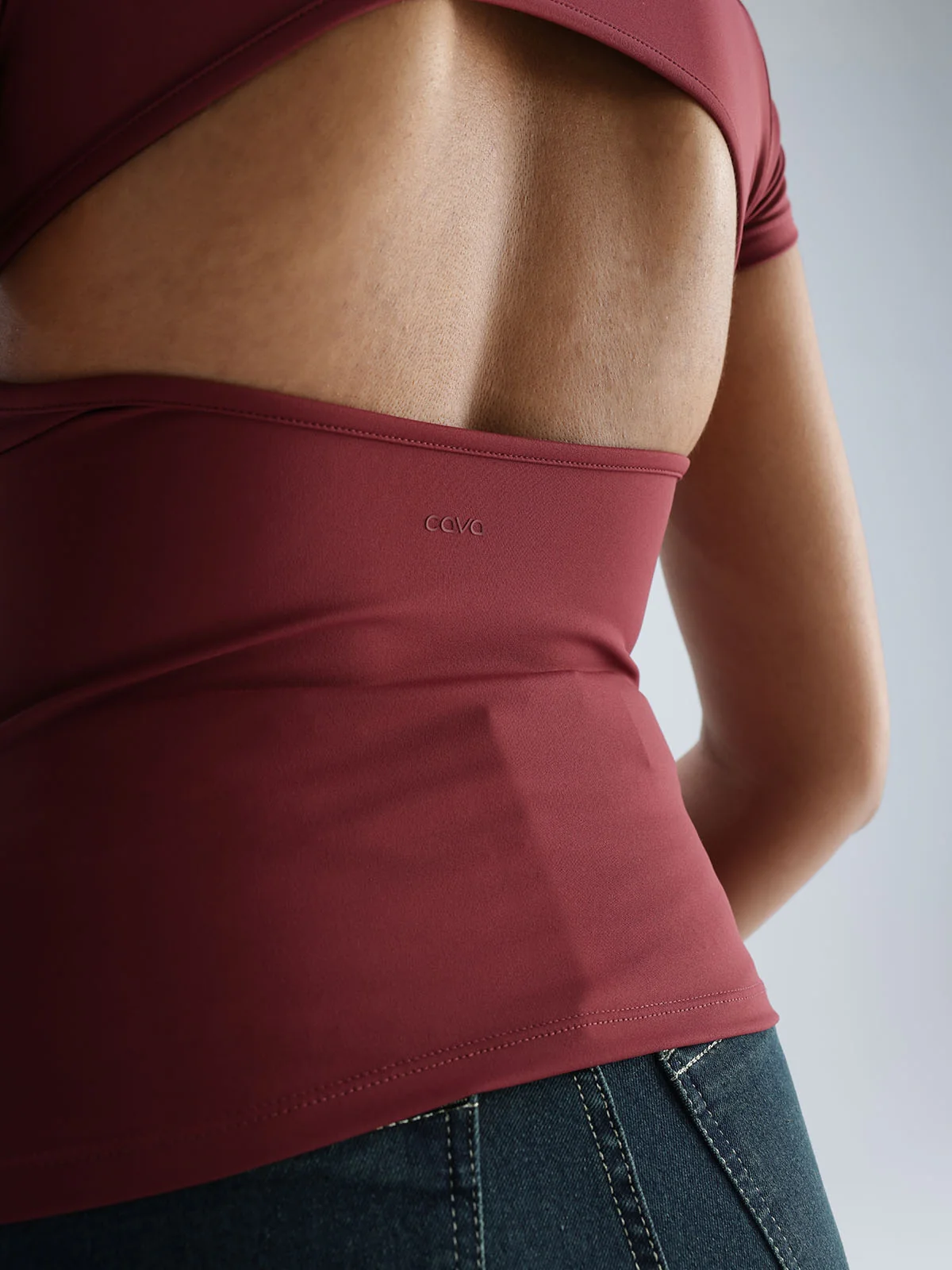 Cherry Sleek Backless Built-in Top - Image 7