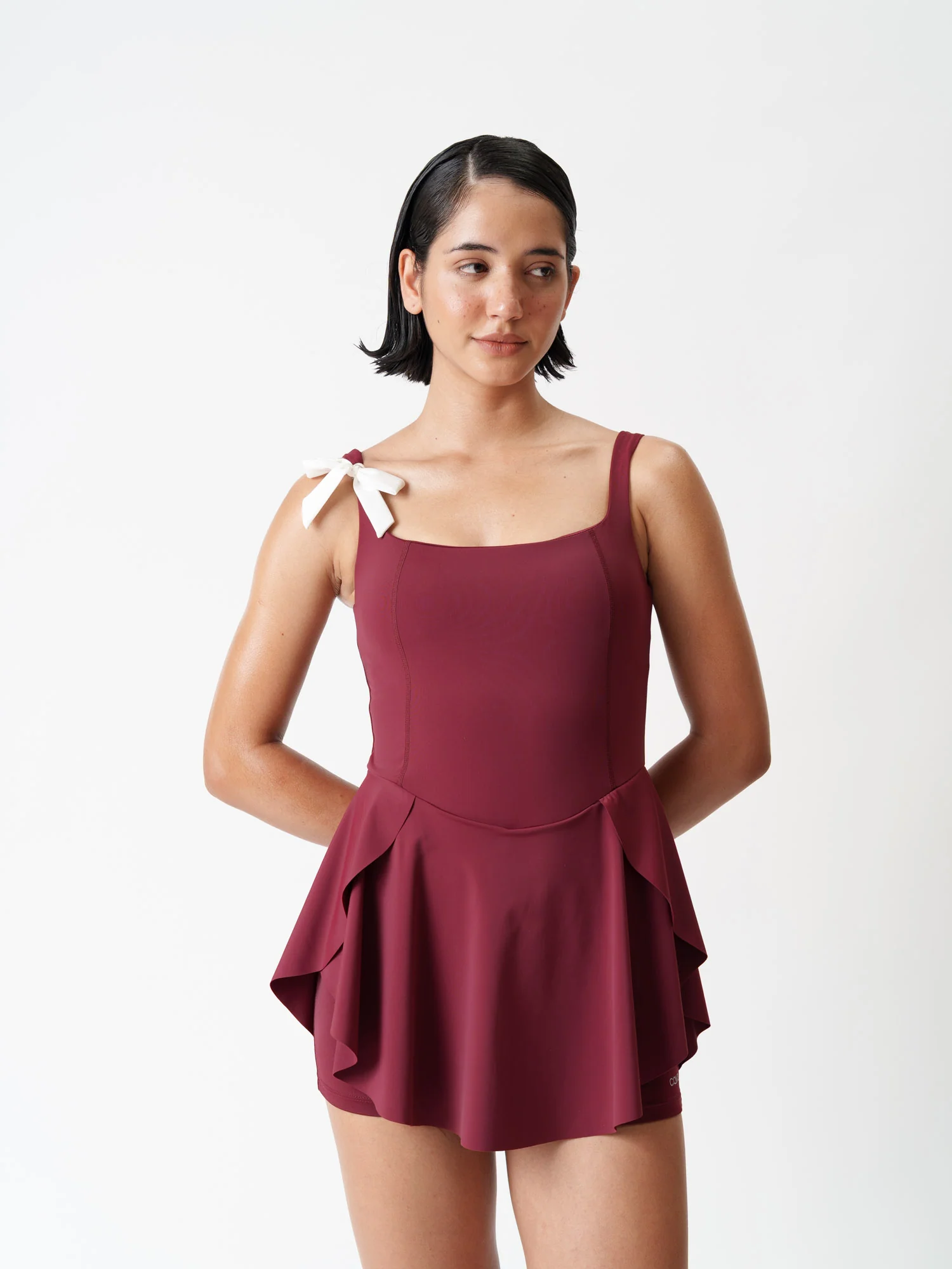 Cherry Swirl Swim Dress - Image 3