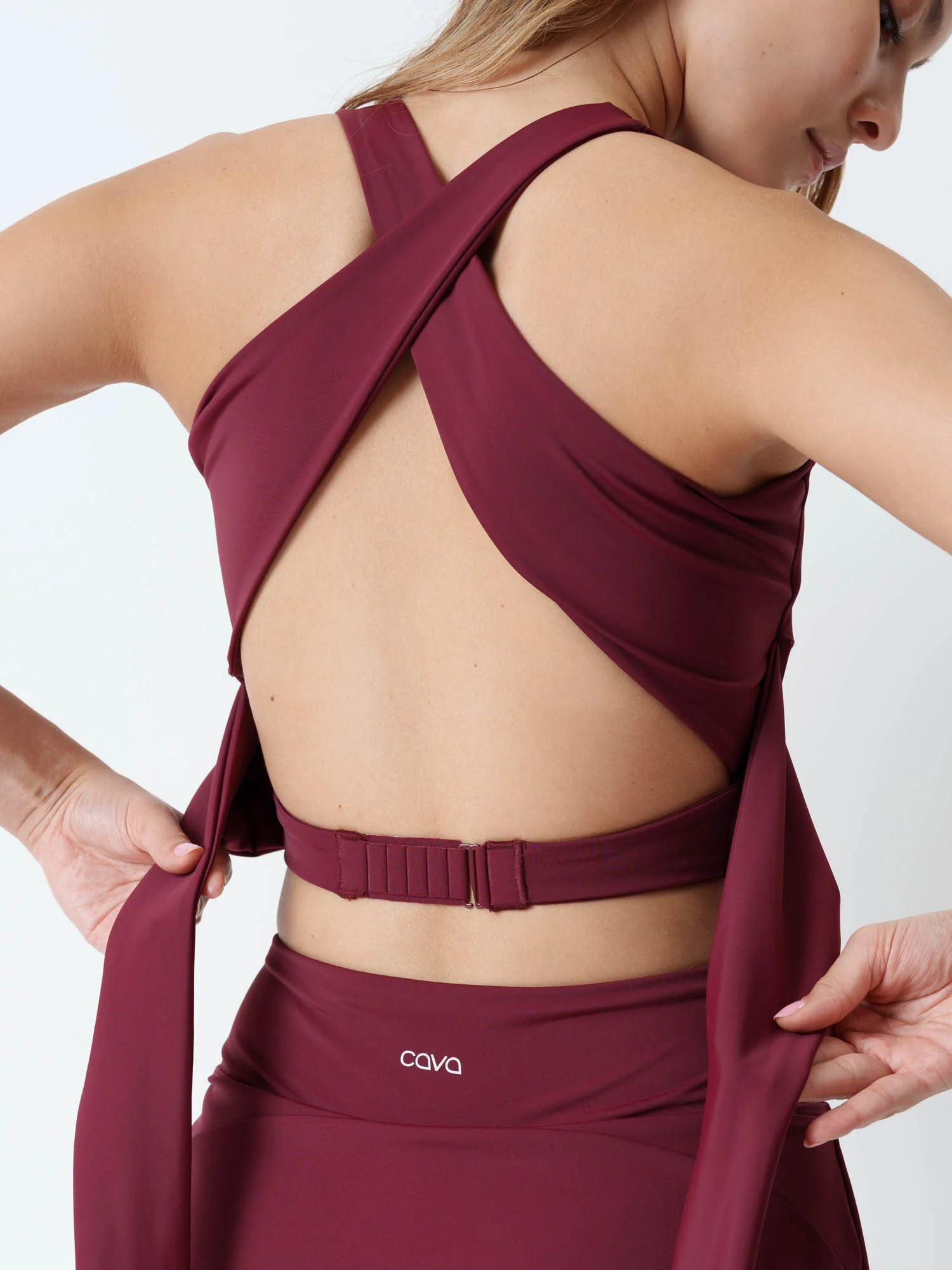 Cherry Tieback Swim Top - Image 6