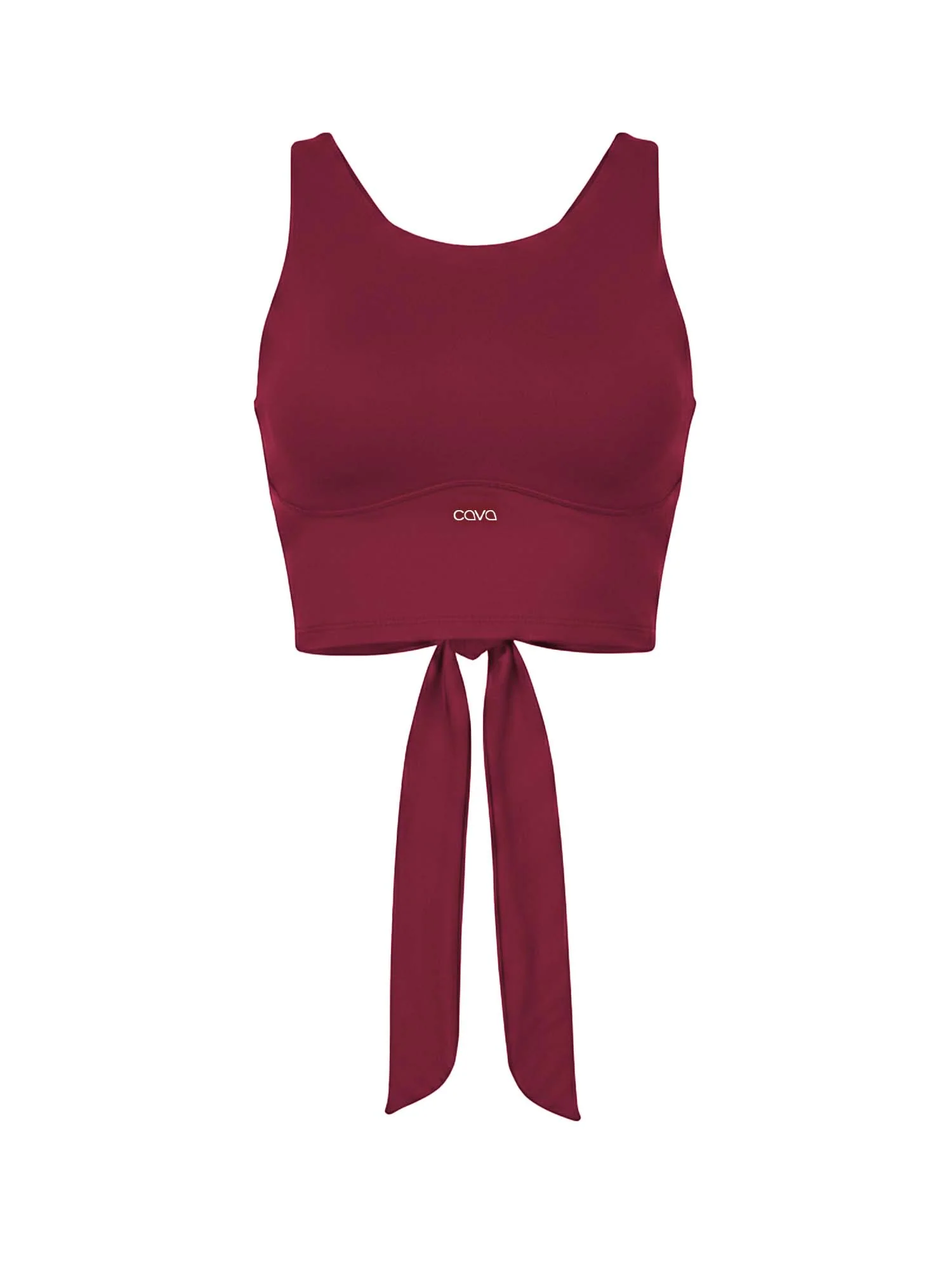 Cherry Tieback Swim Top - Image 7