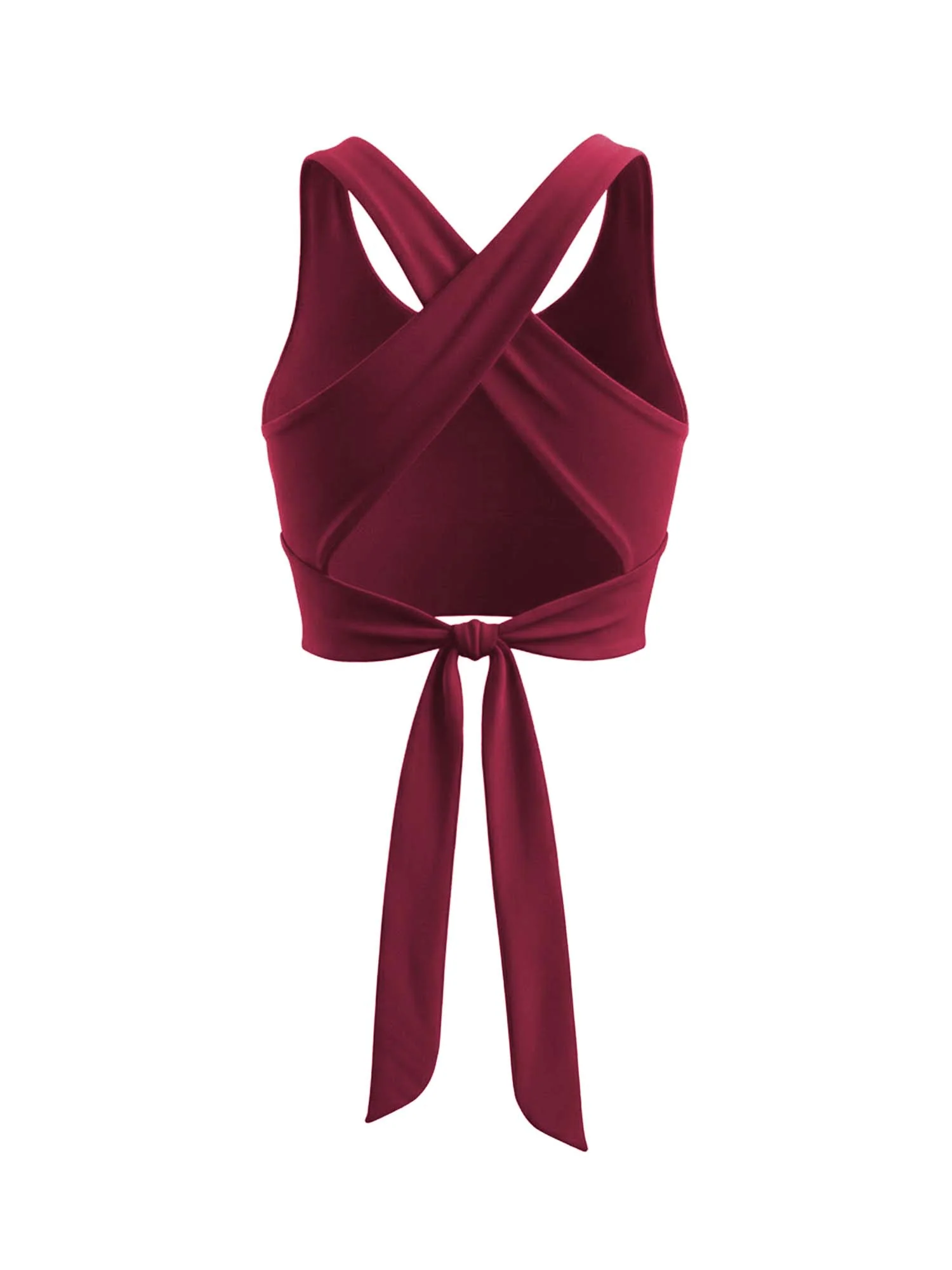 Cherry Tieback Swim Top - Image 8