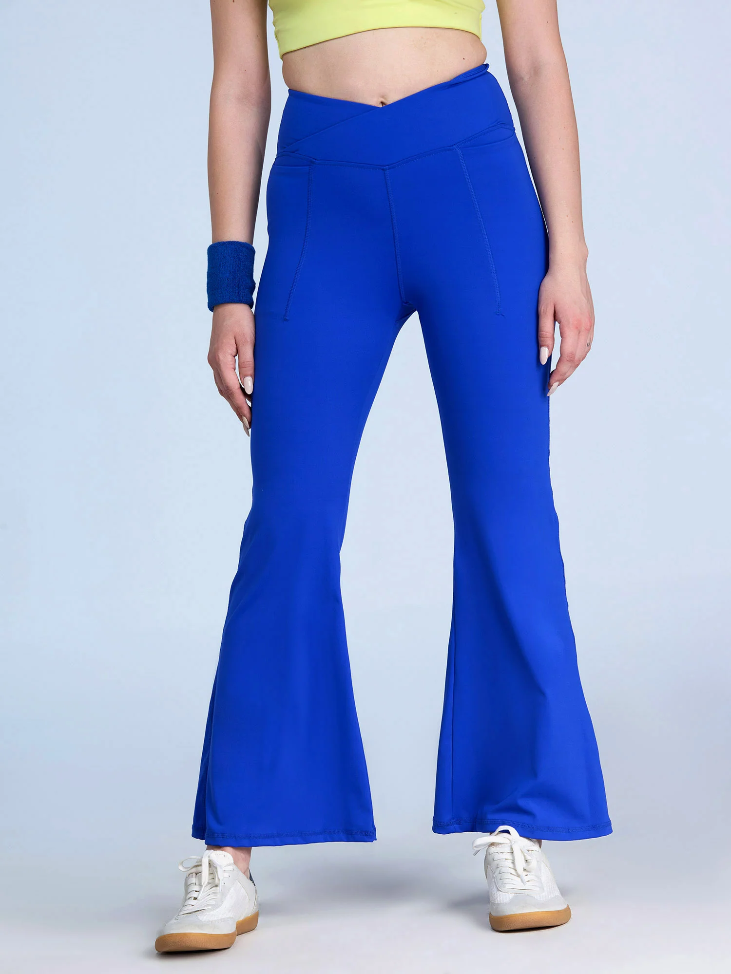 Cobalt Petite Hourglass Flared Leggings - Image 11