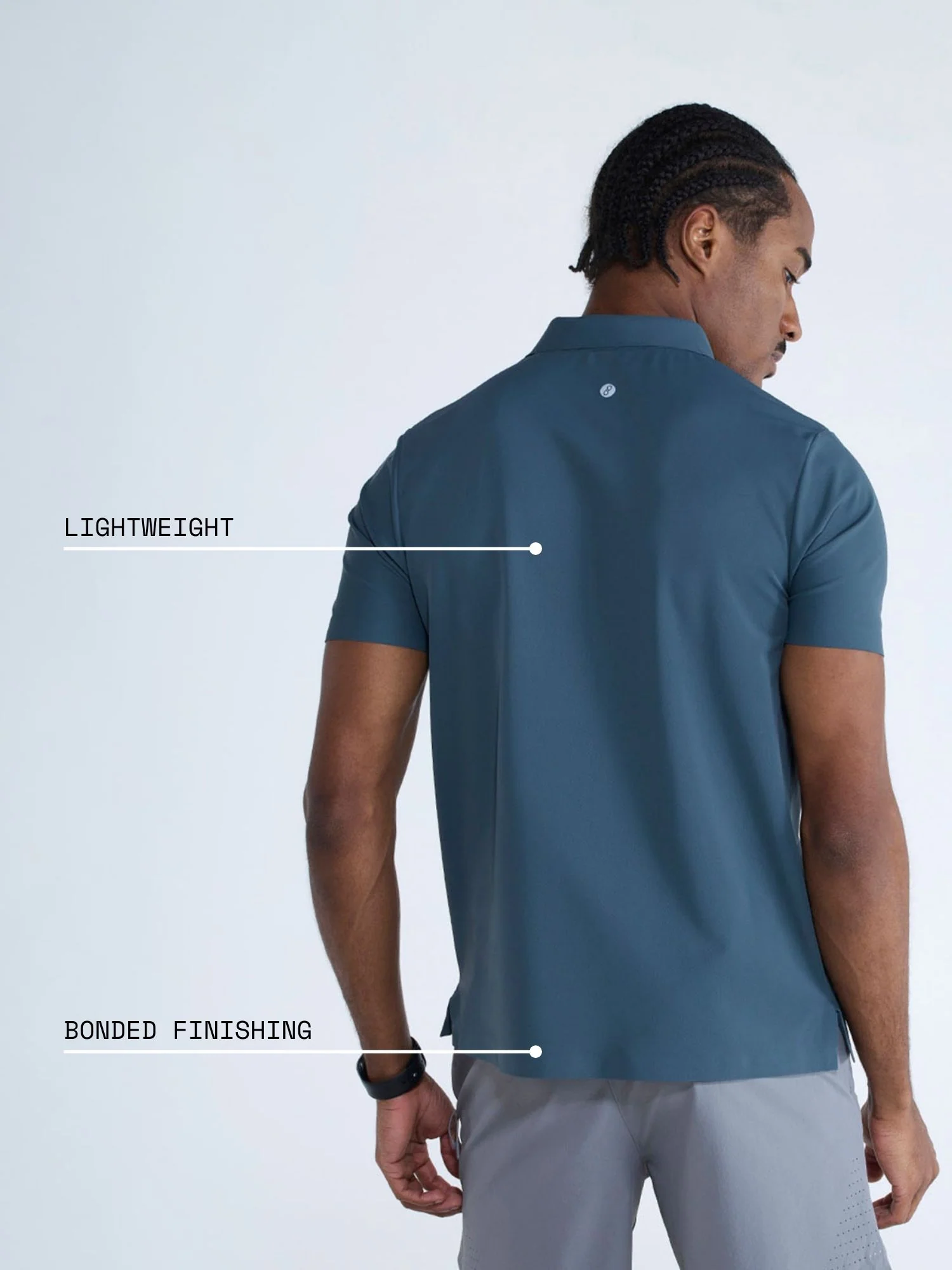 Dark Slate Ace Bond Polo - Image 4