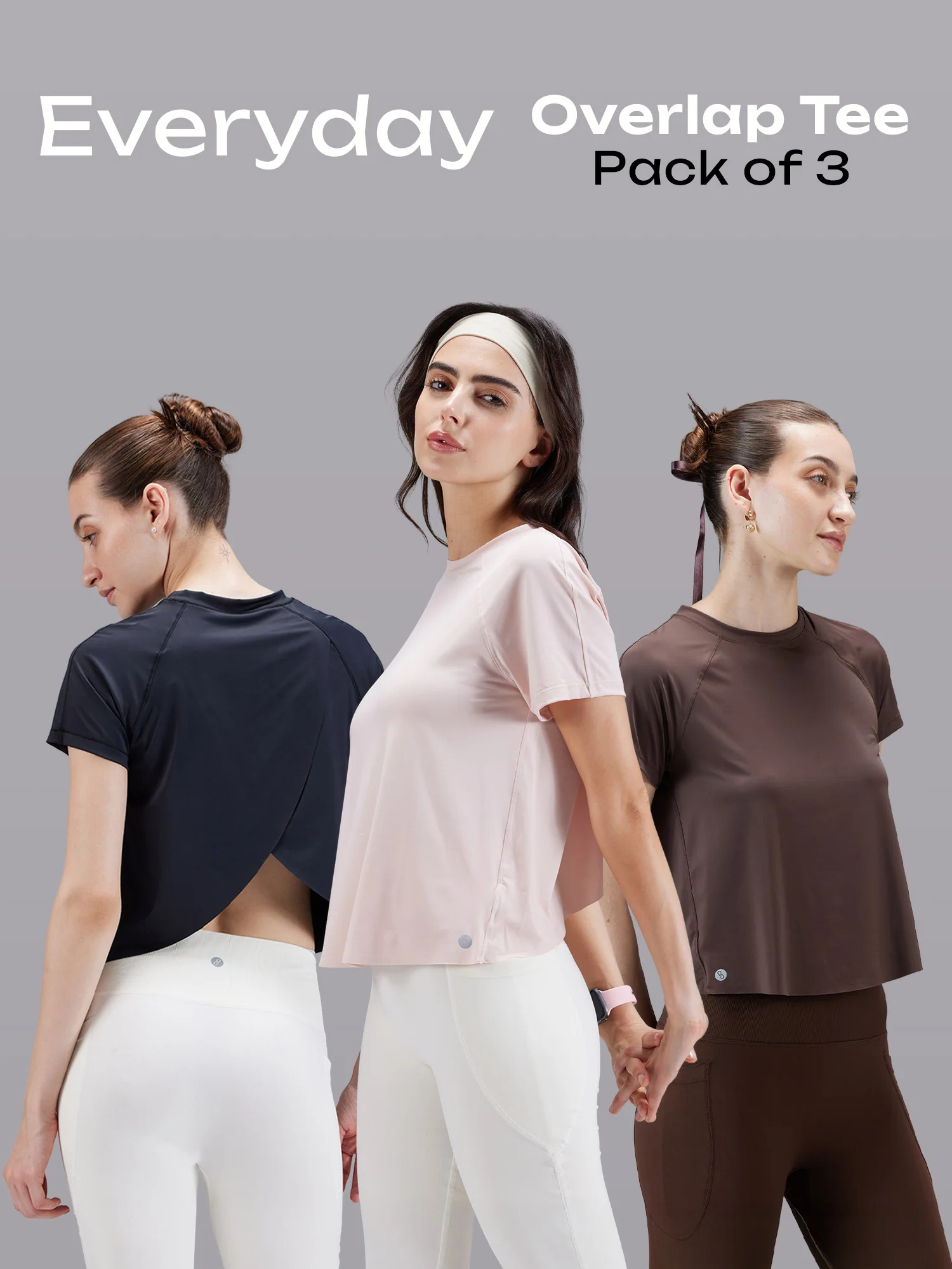 Everyday Overlap Tees - Pack of 3