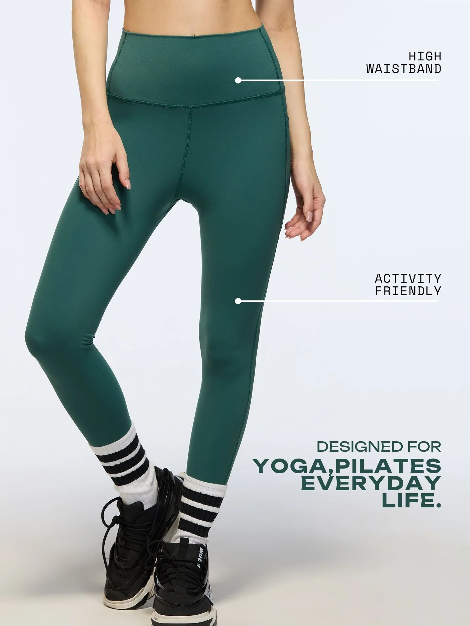 Green Aerial Leggings - Image 3
