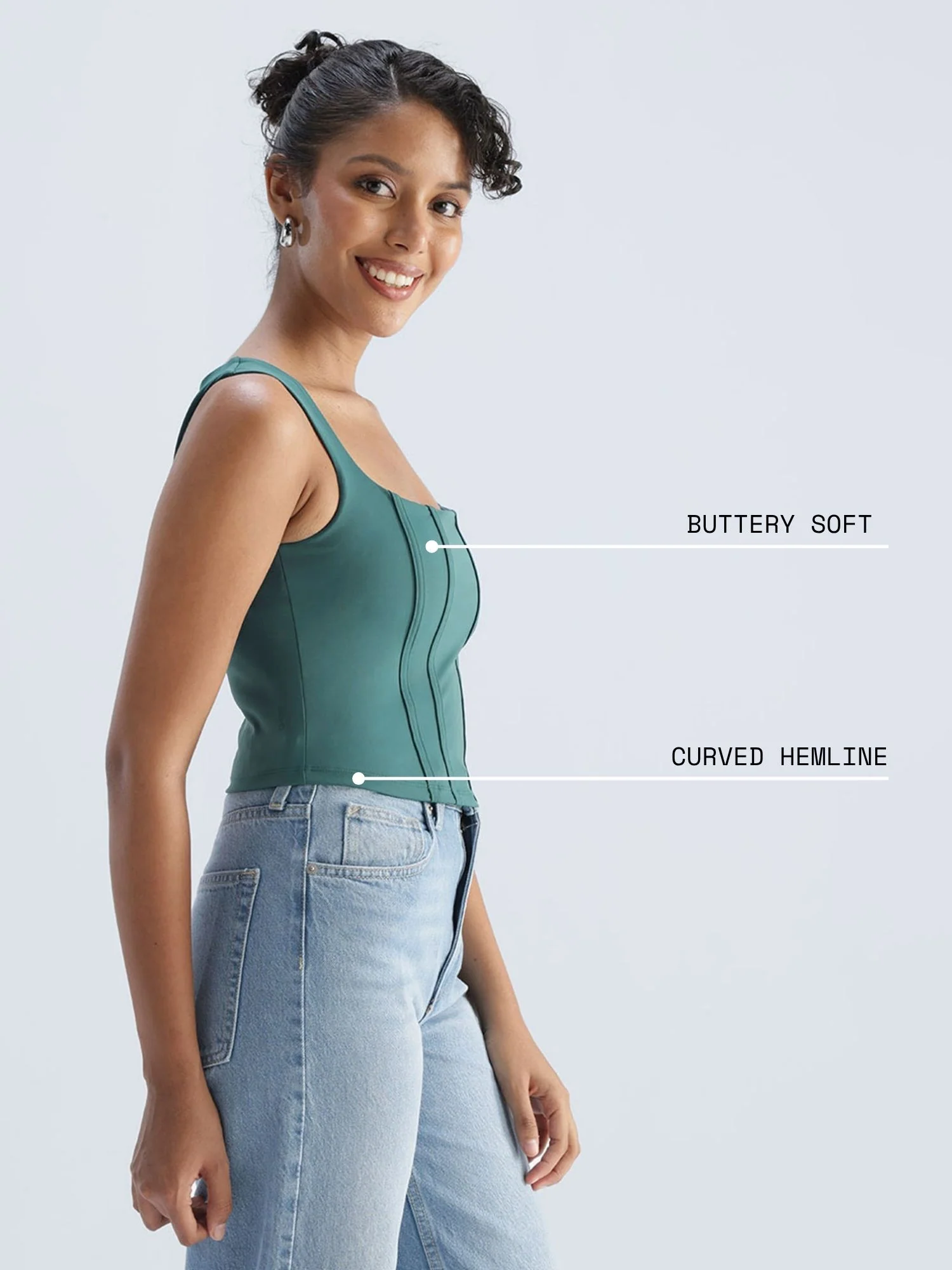 Green Club Corset Top - Image 4