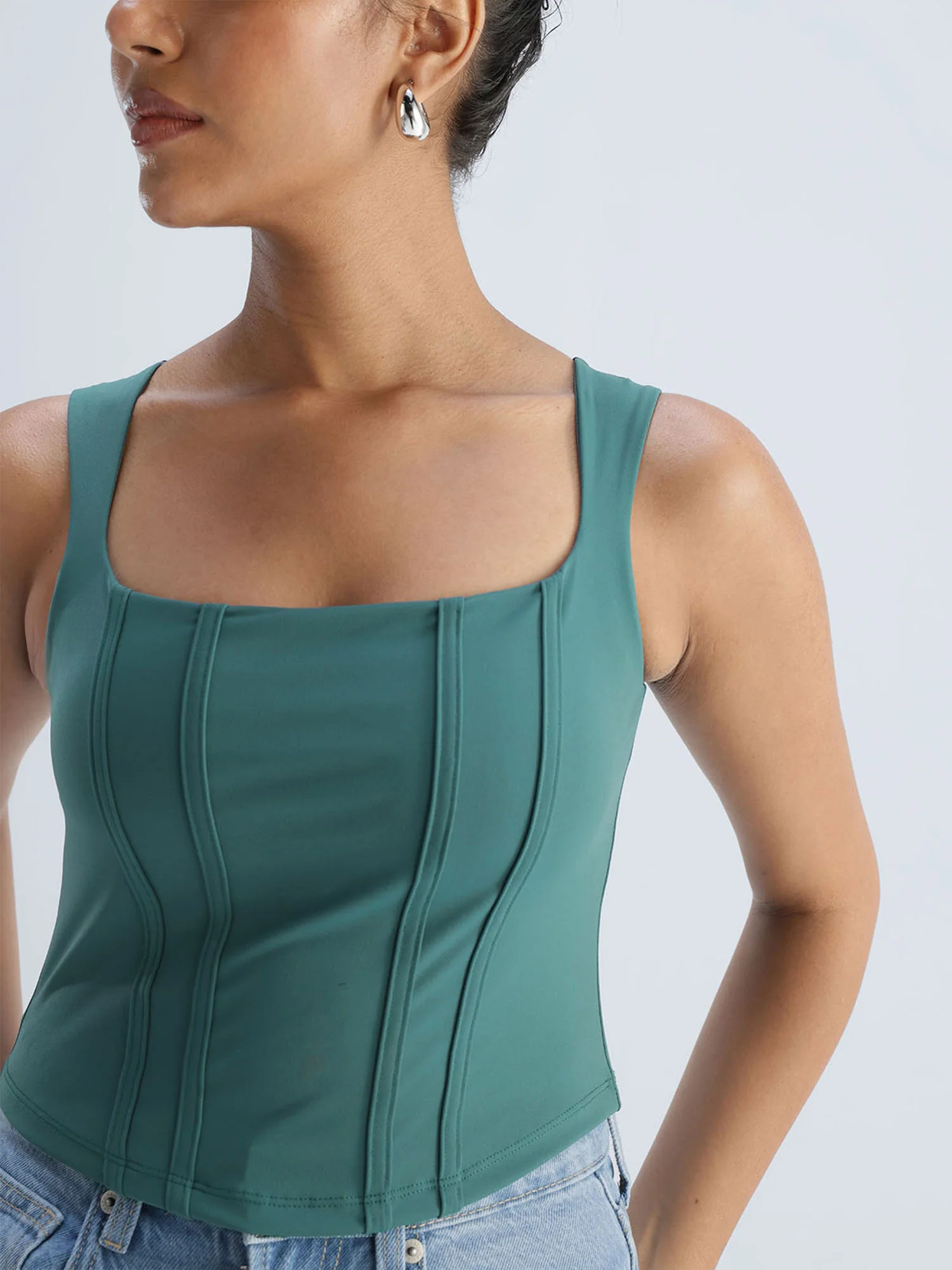 Green Club Corset Top - Image 6