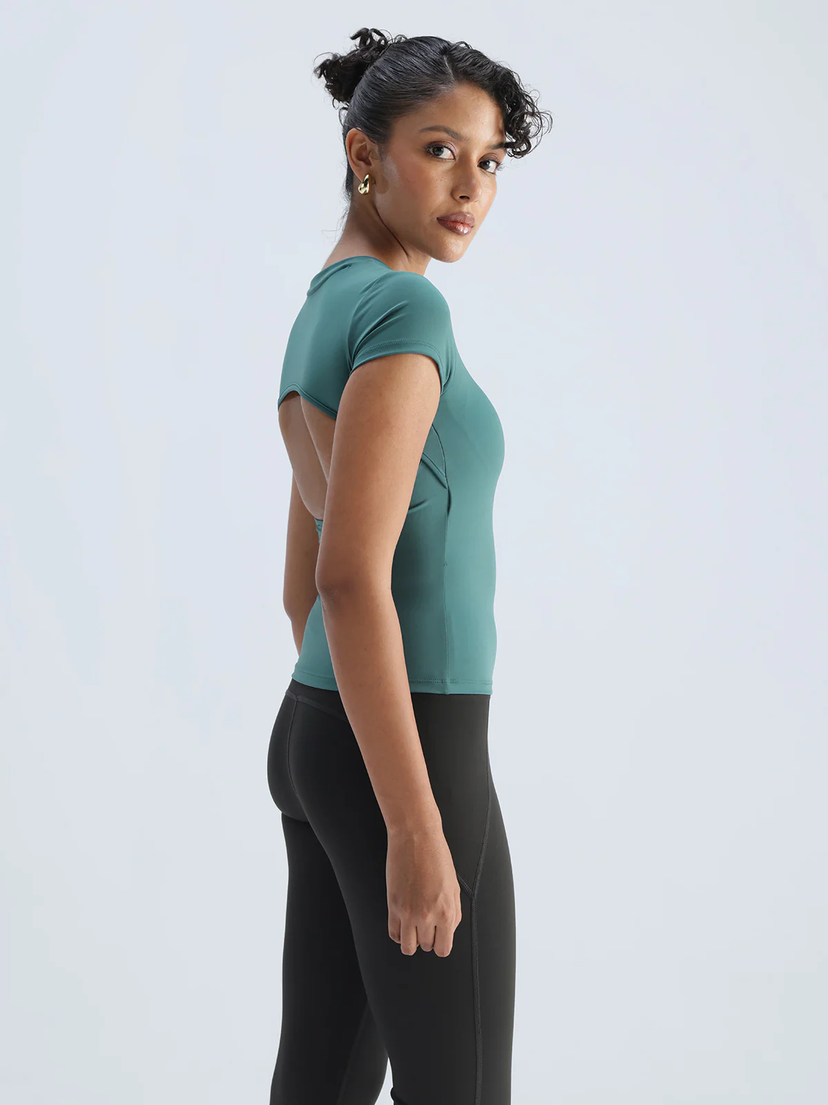 Green Sleek Backless Built-in Top - Image 6