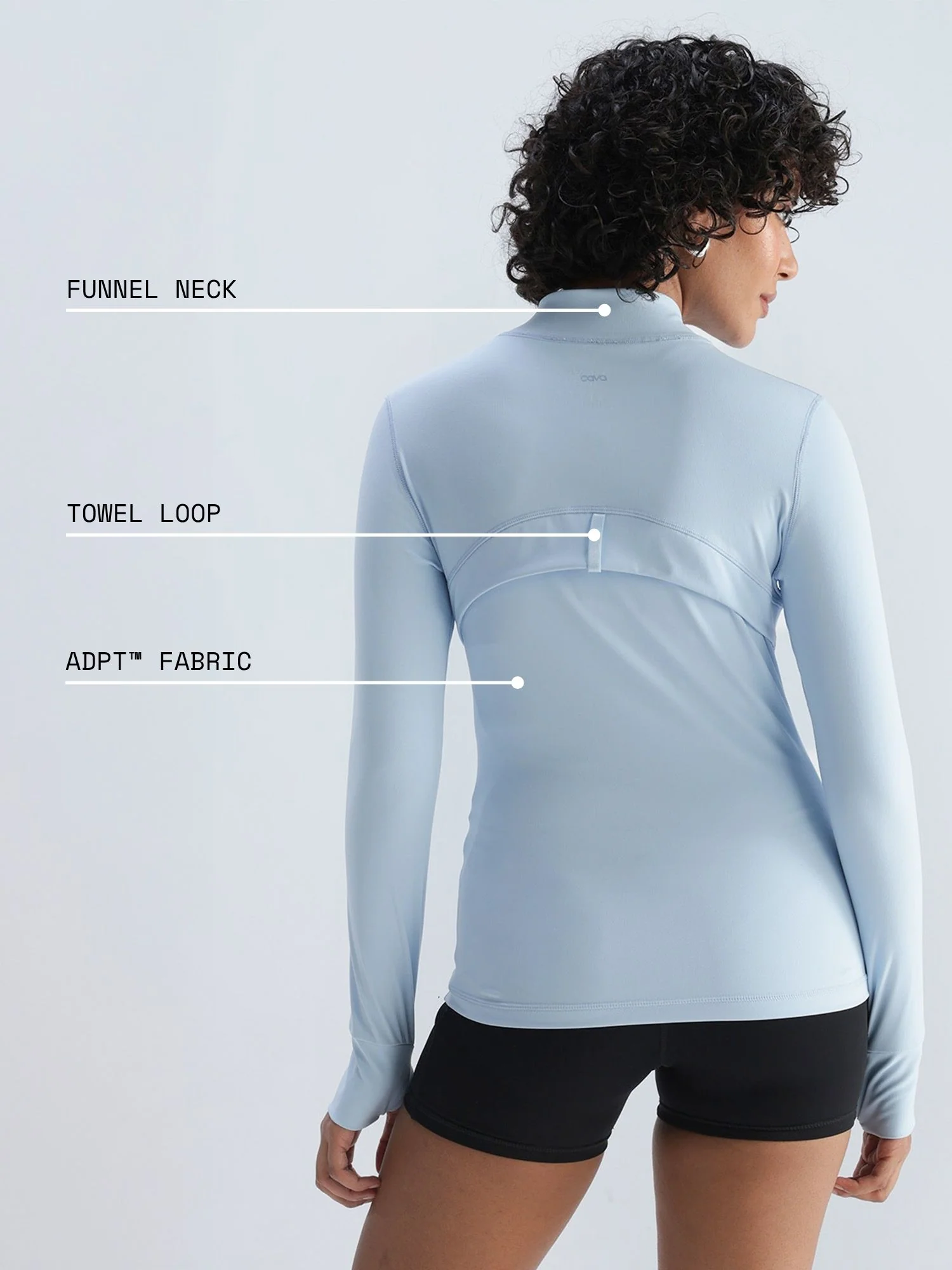 Ice Blue Contour Jacket - Image 4