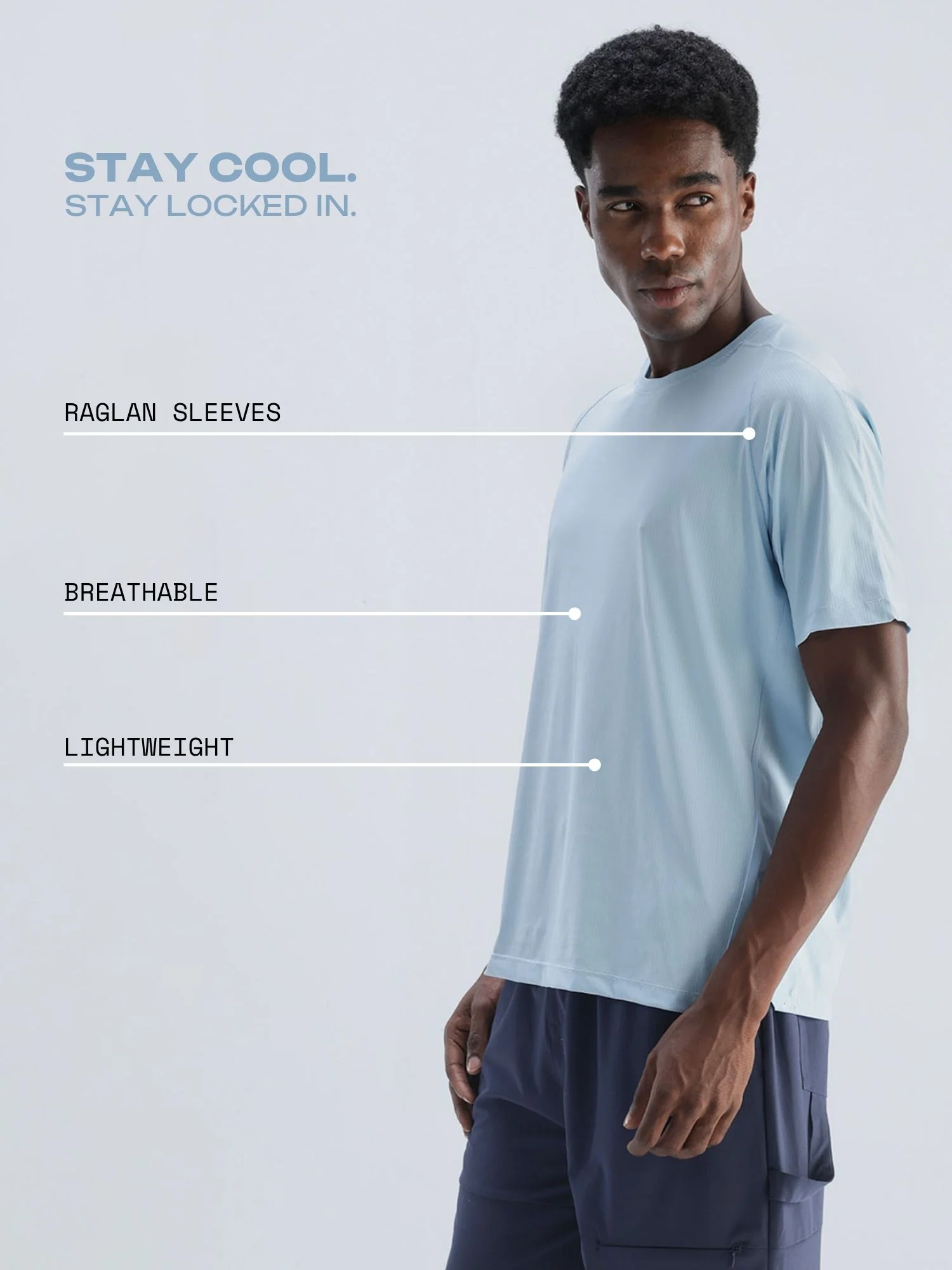 Ice Blue Velocity Training Tee - Image 3