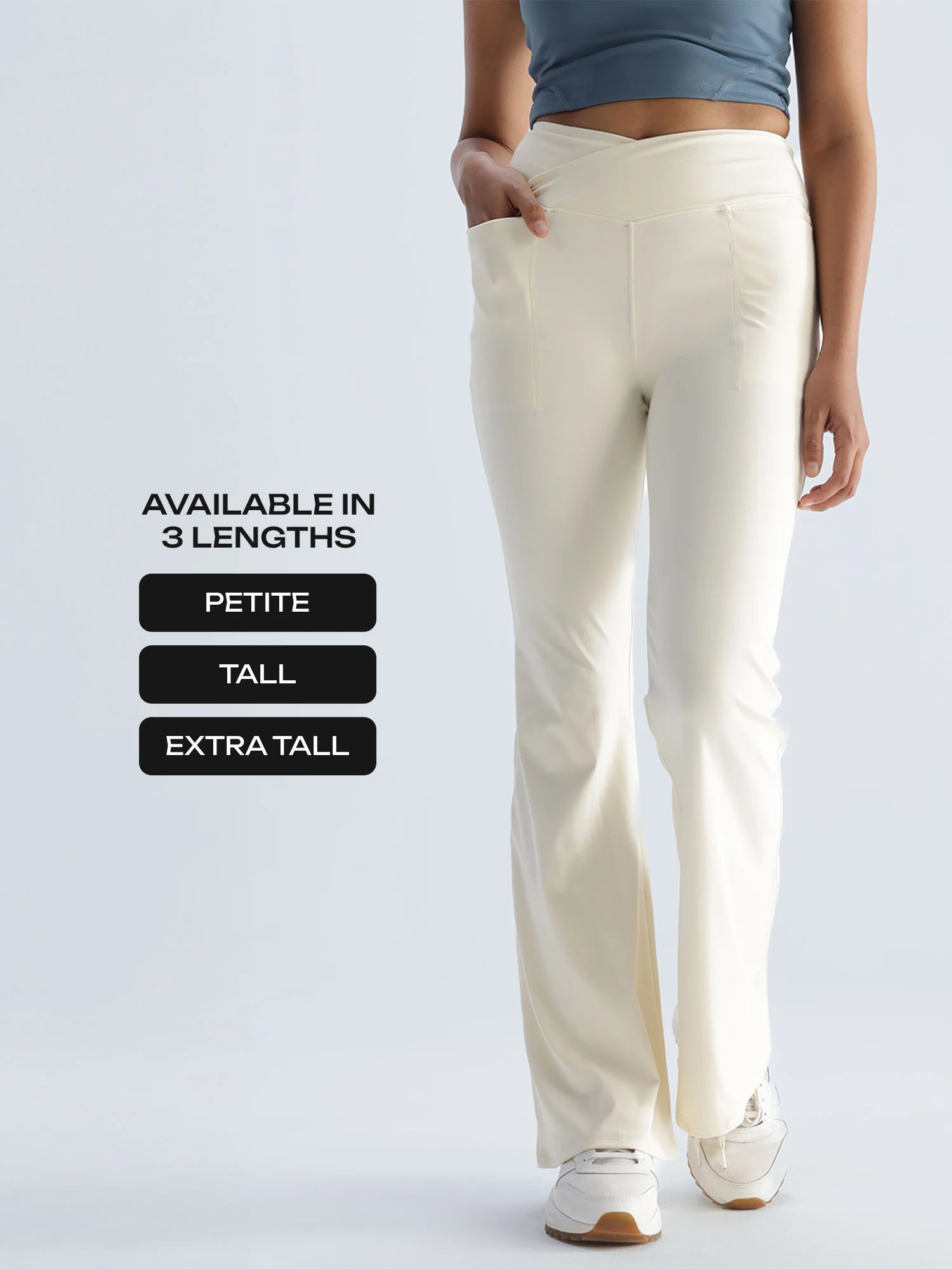 Ivory Hourglass Flared Leggings - Image 17