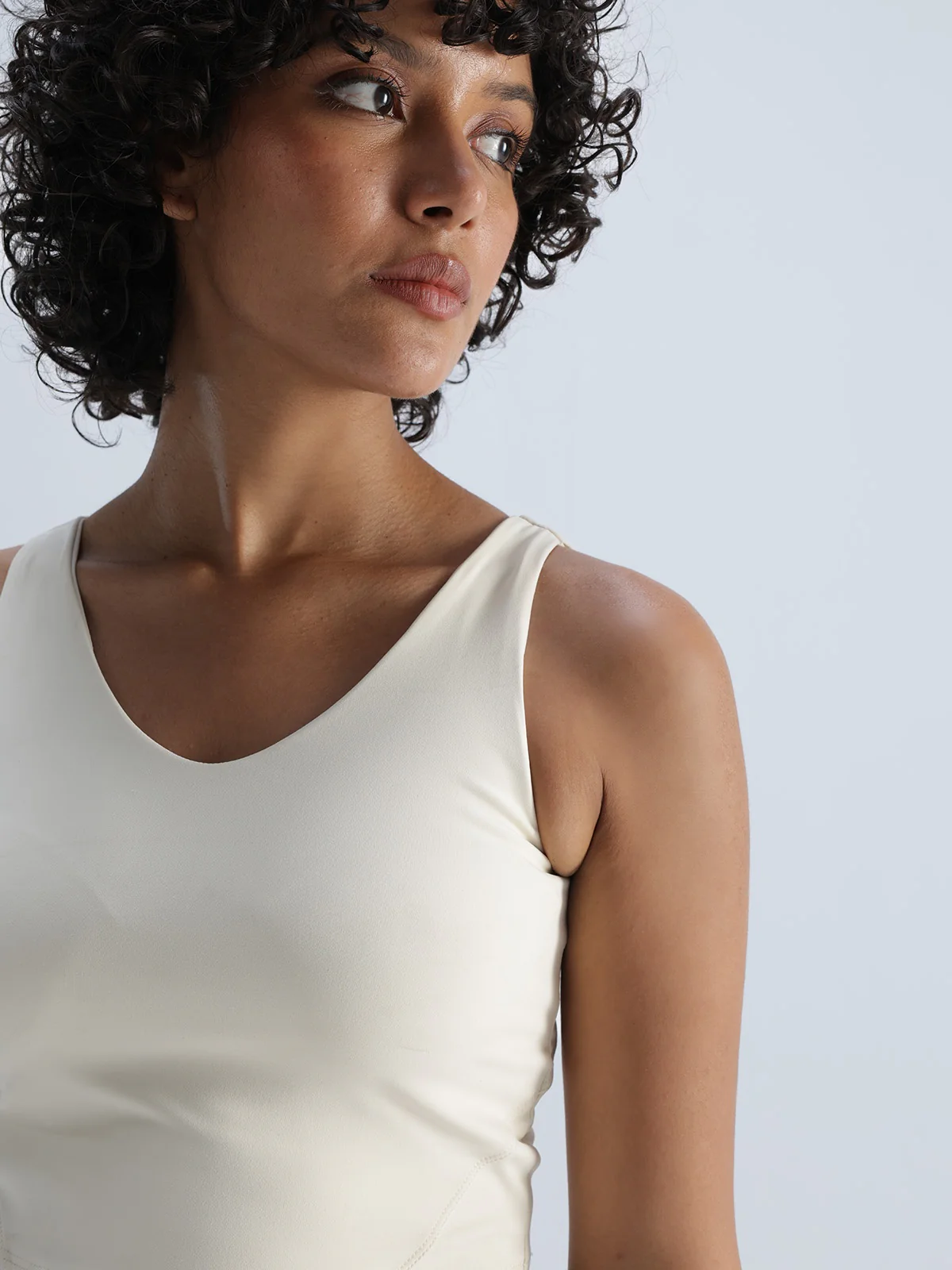 Ivory Refine Crop Tank - Image 5