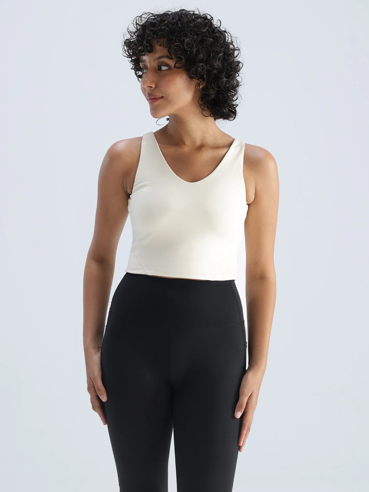 Ivory Refine Crop Tank - Image 7
