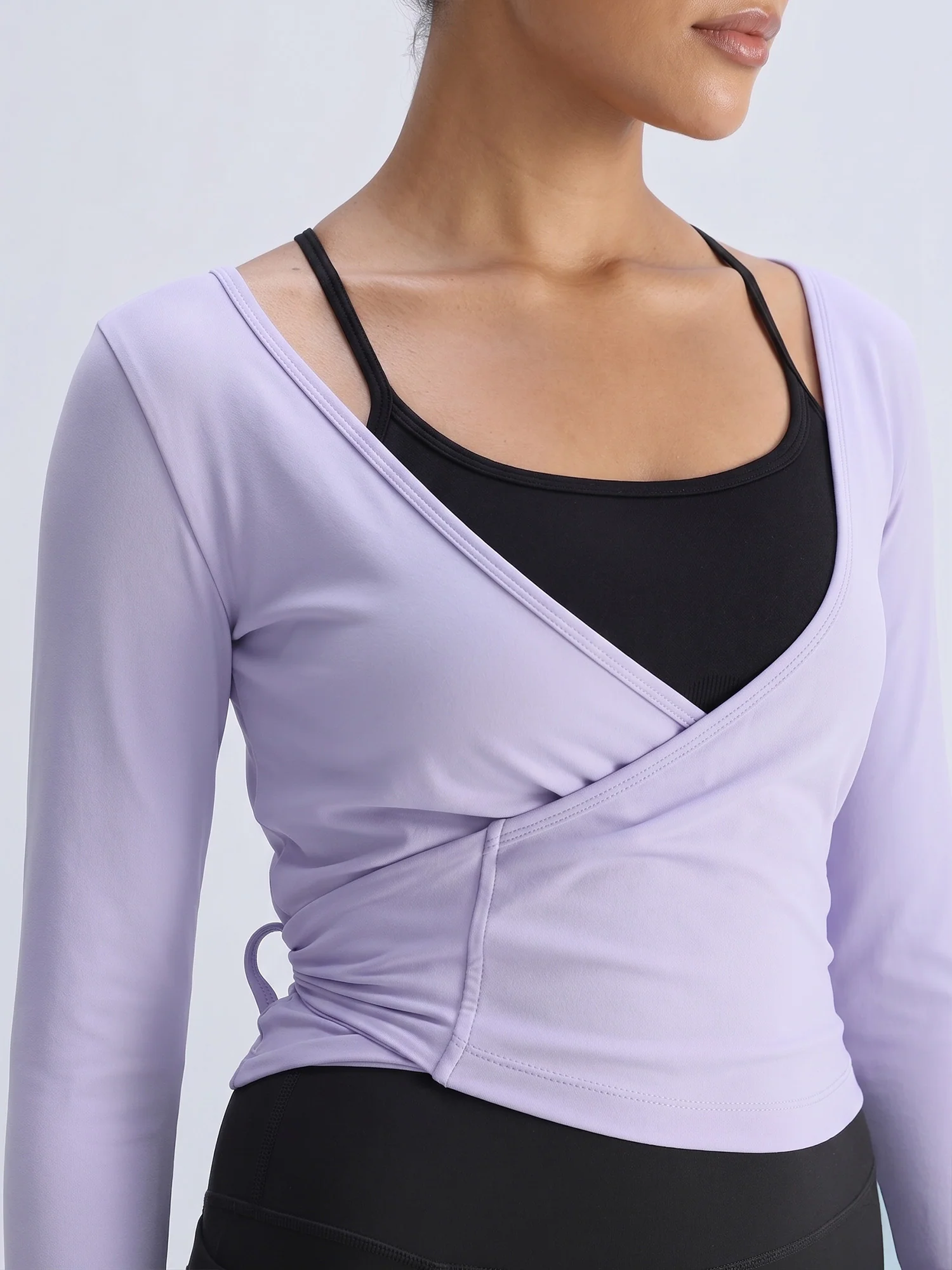 Lilac ADPT™ Wrap Top - Image 7