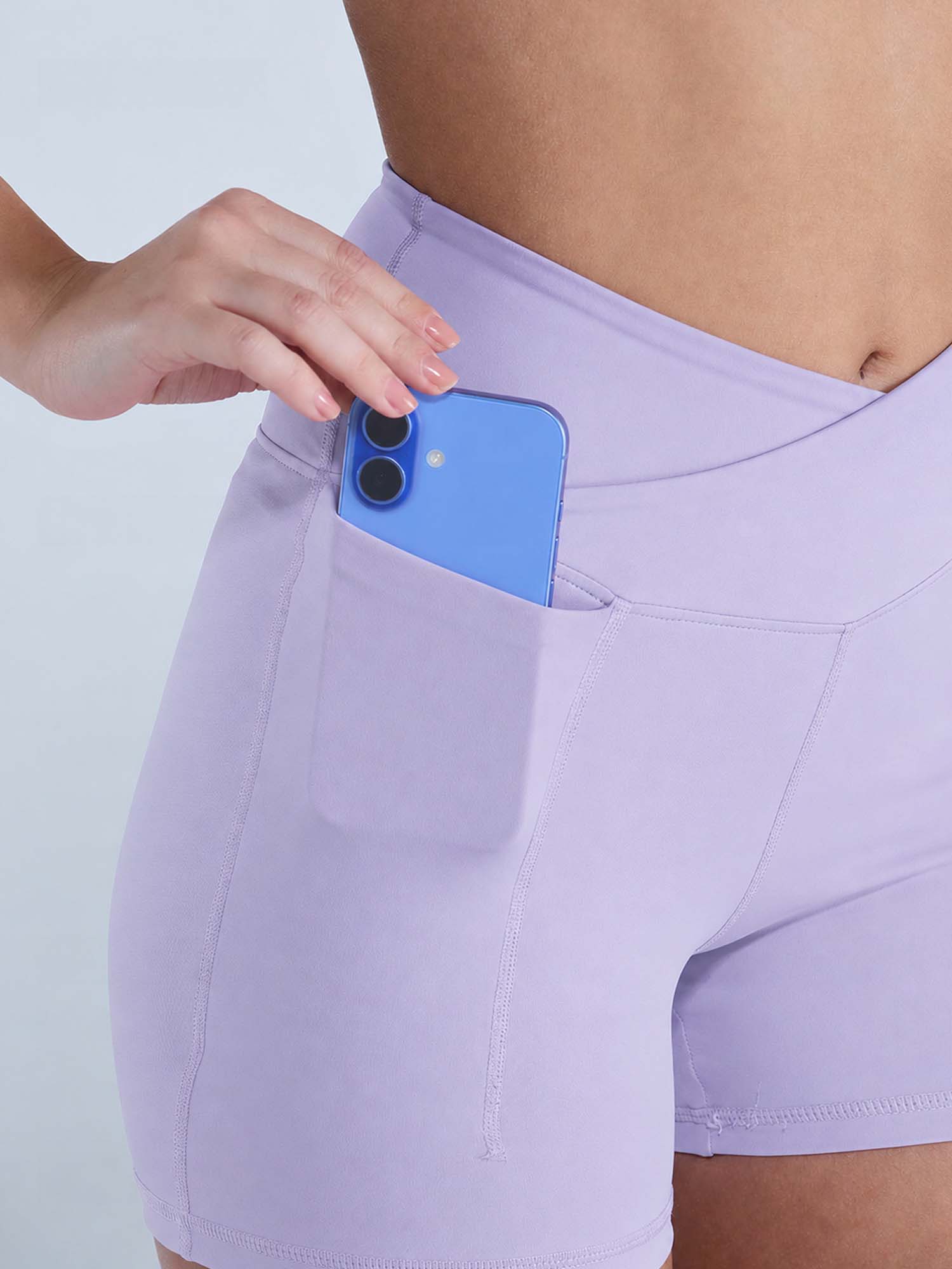Lilac Hourglass Booty Shorts - Image 7