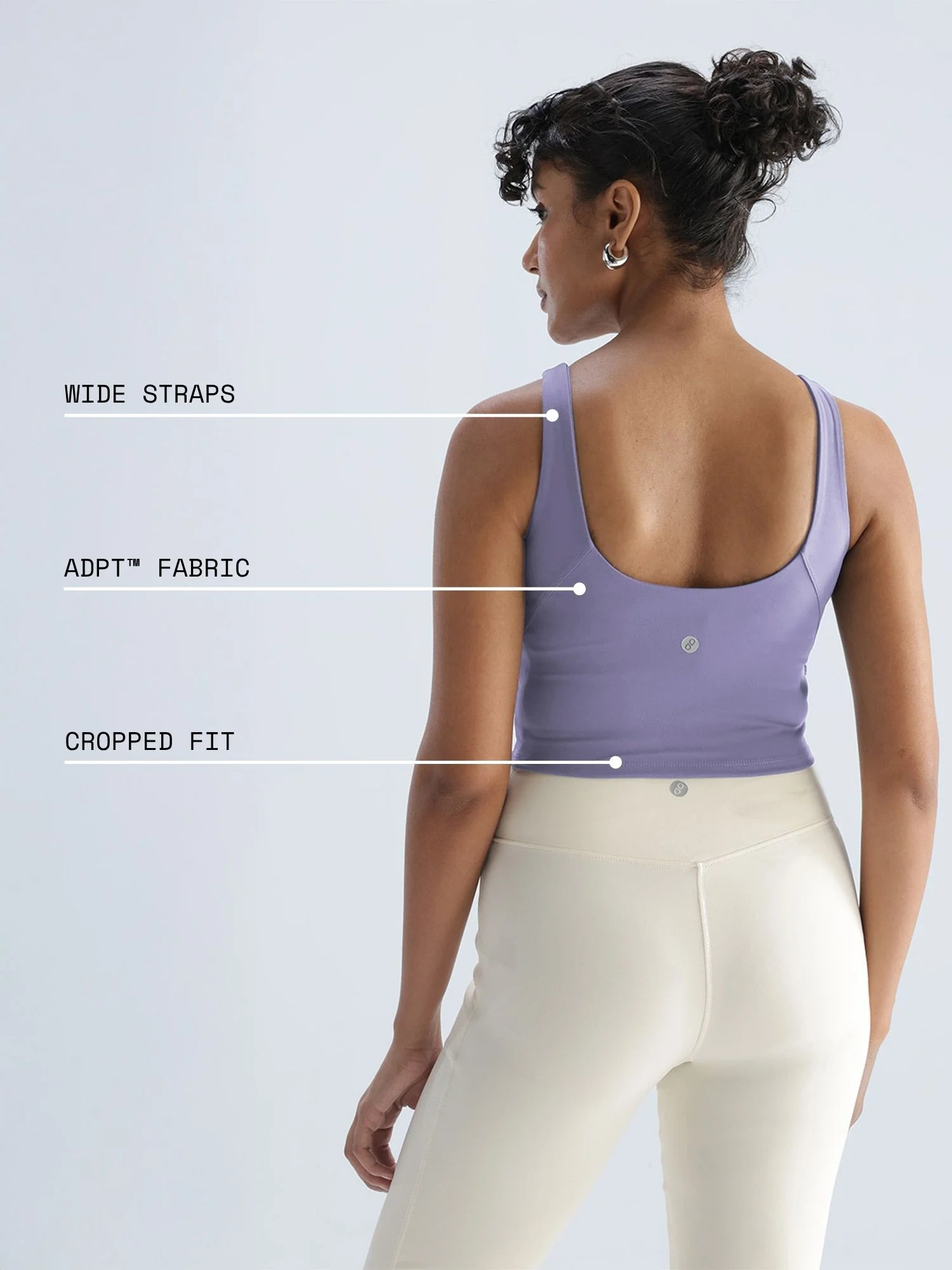 Lilac Refine Crop Tank - Image 4