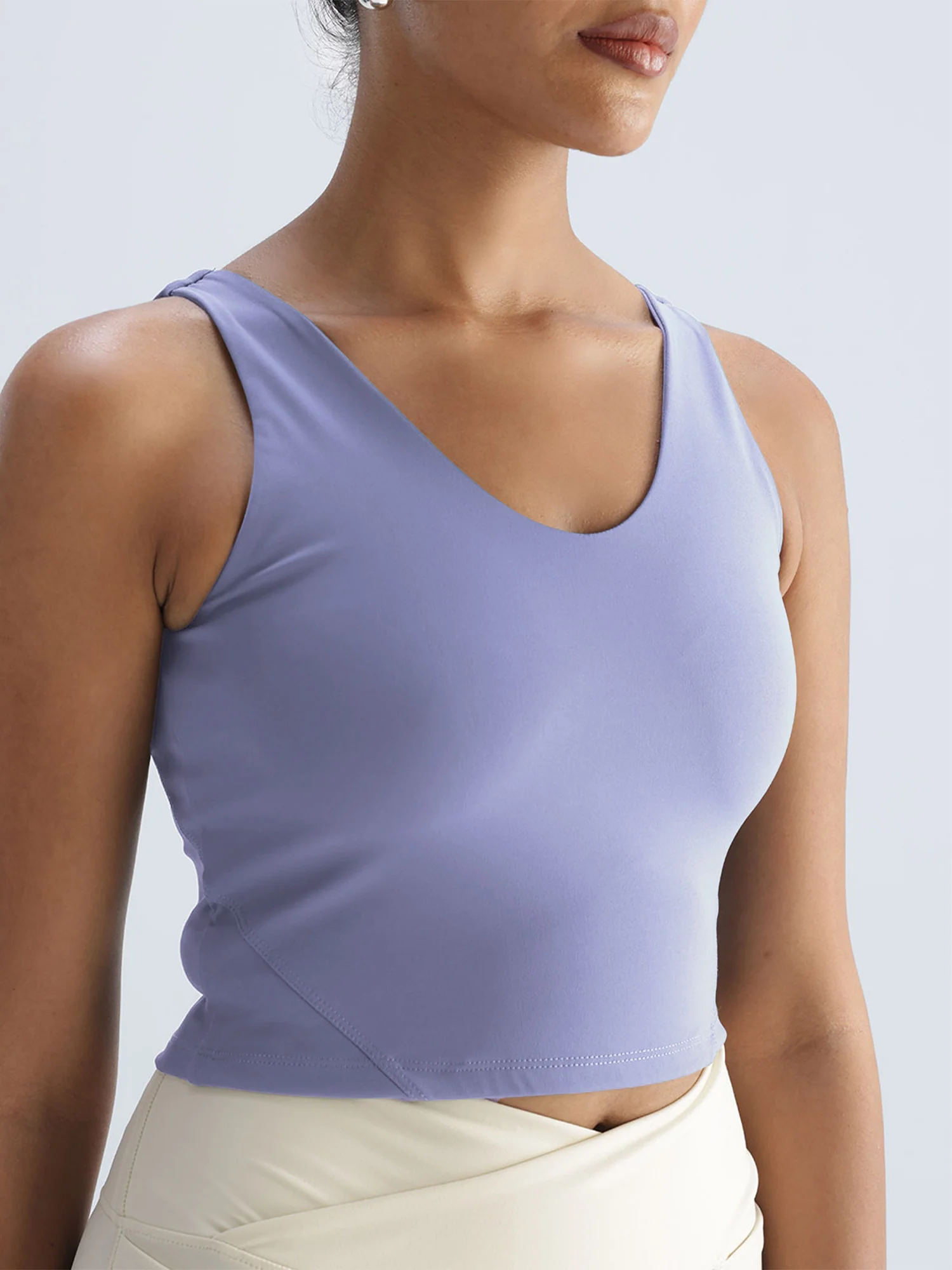 Lilac Refine Crop Tank - Image 5