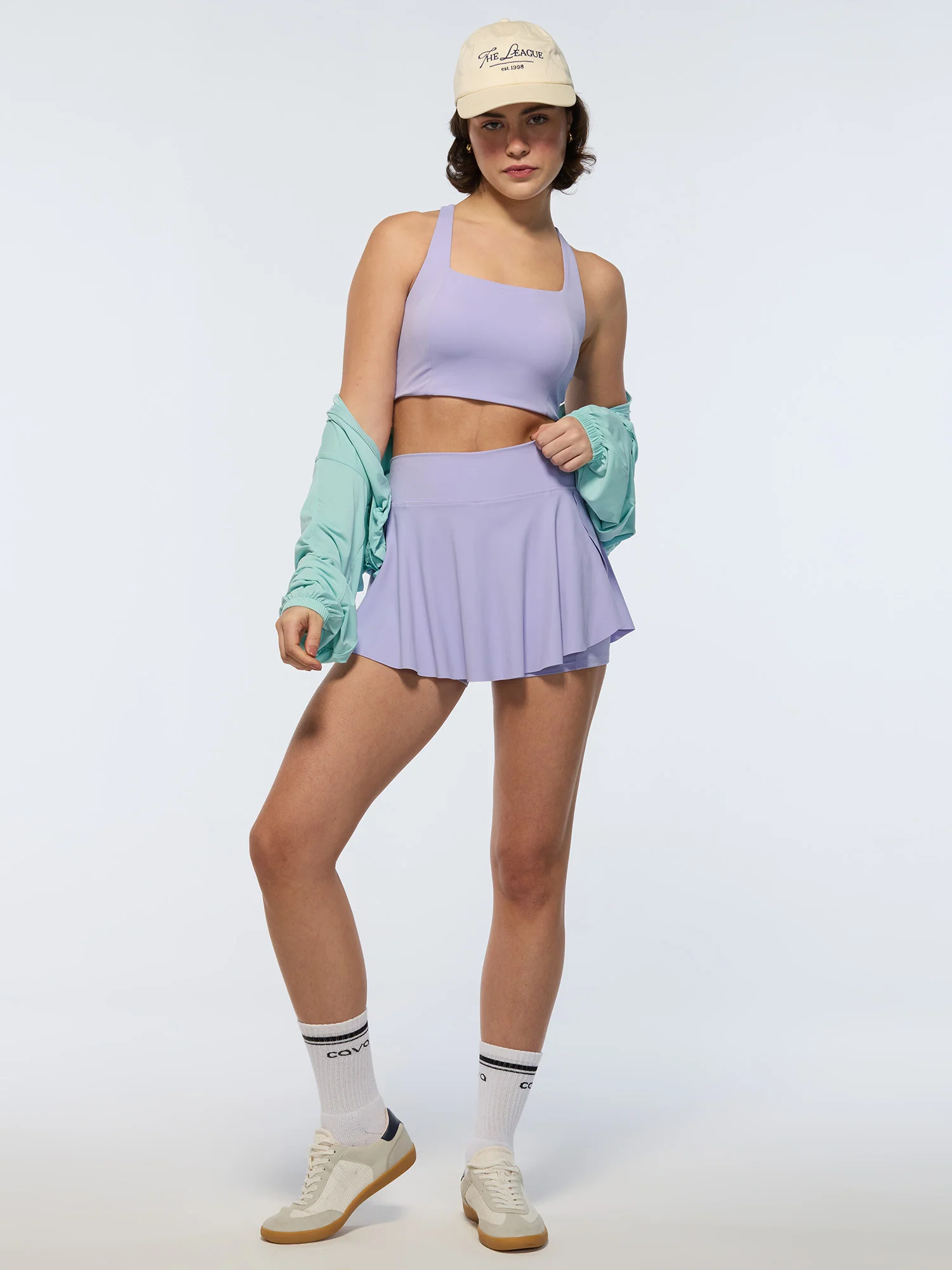 Lilac Swirl Tennis Skorts - Image 8