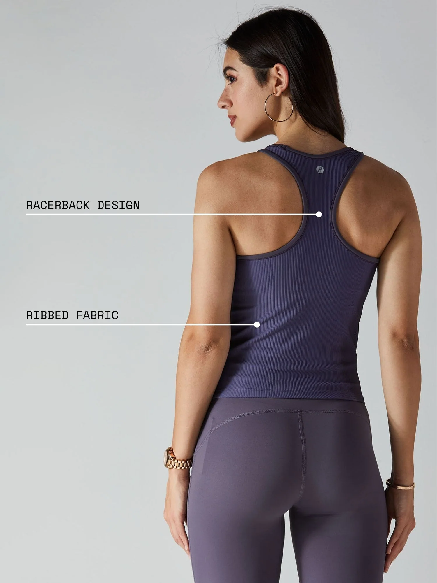 Mauve Tank Us Later Top - Image 3