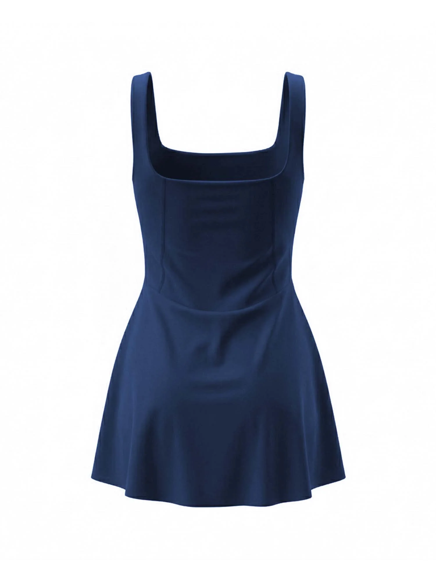 Navy Swirl Swim Dress - Image 9