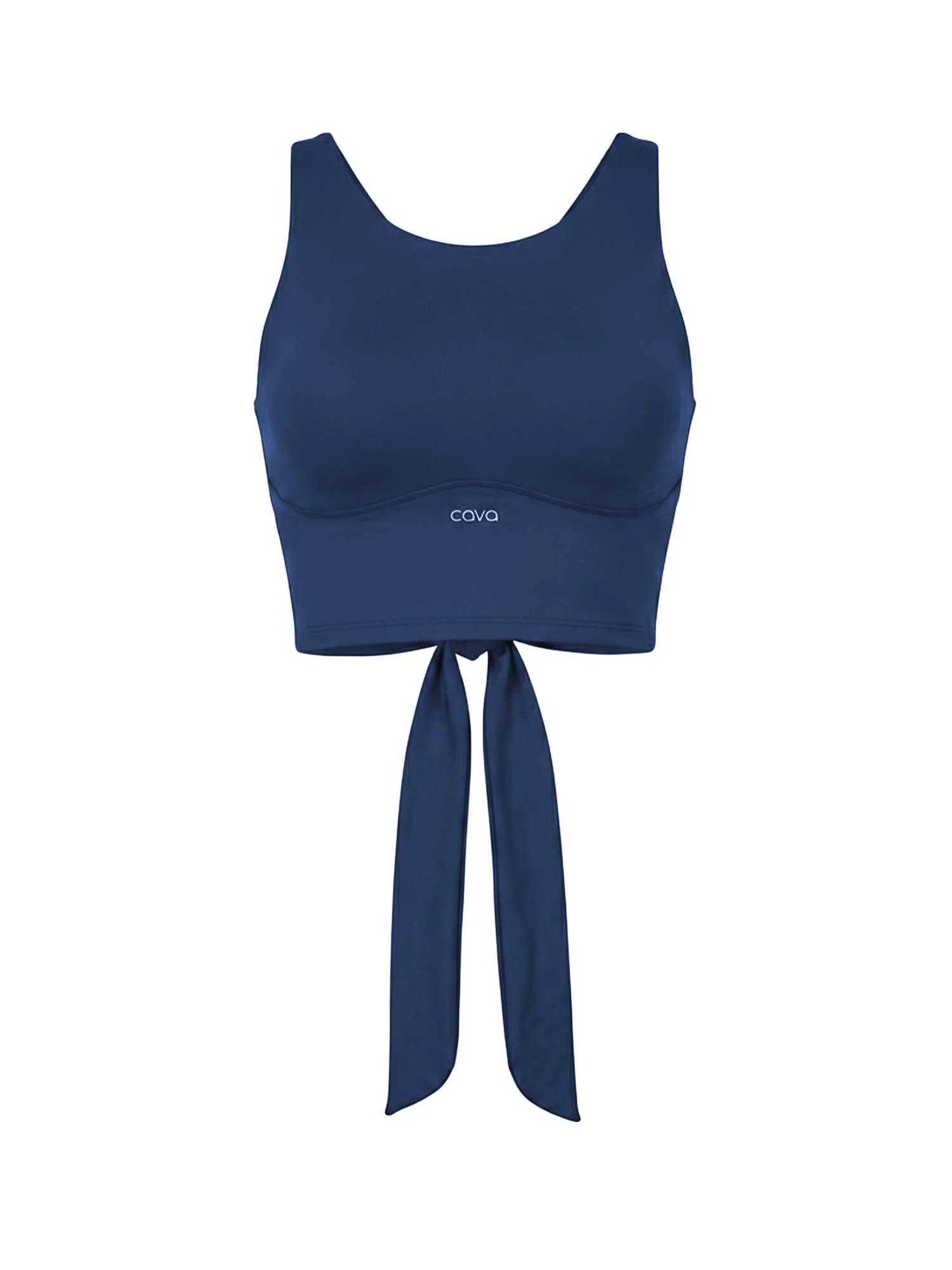 Navy Tieback Swim Top - Image 8