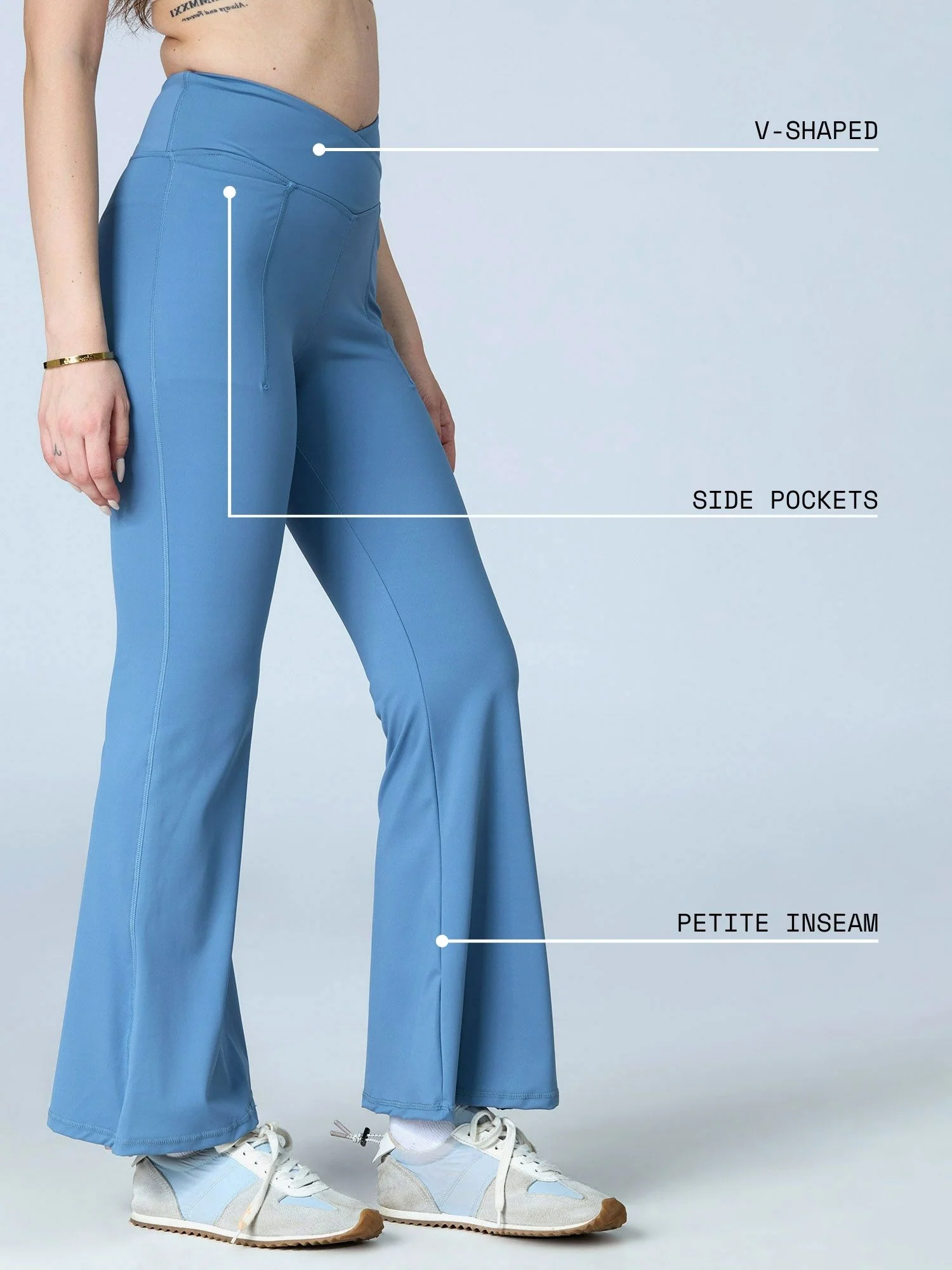 Pebble Hourglass Flared Leggings - Image 5