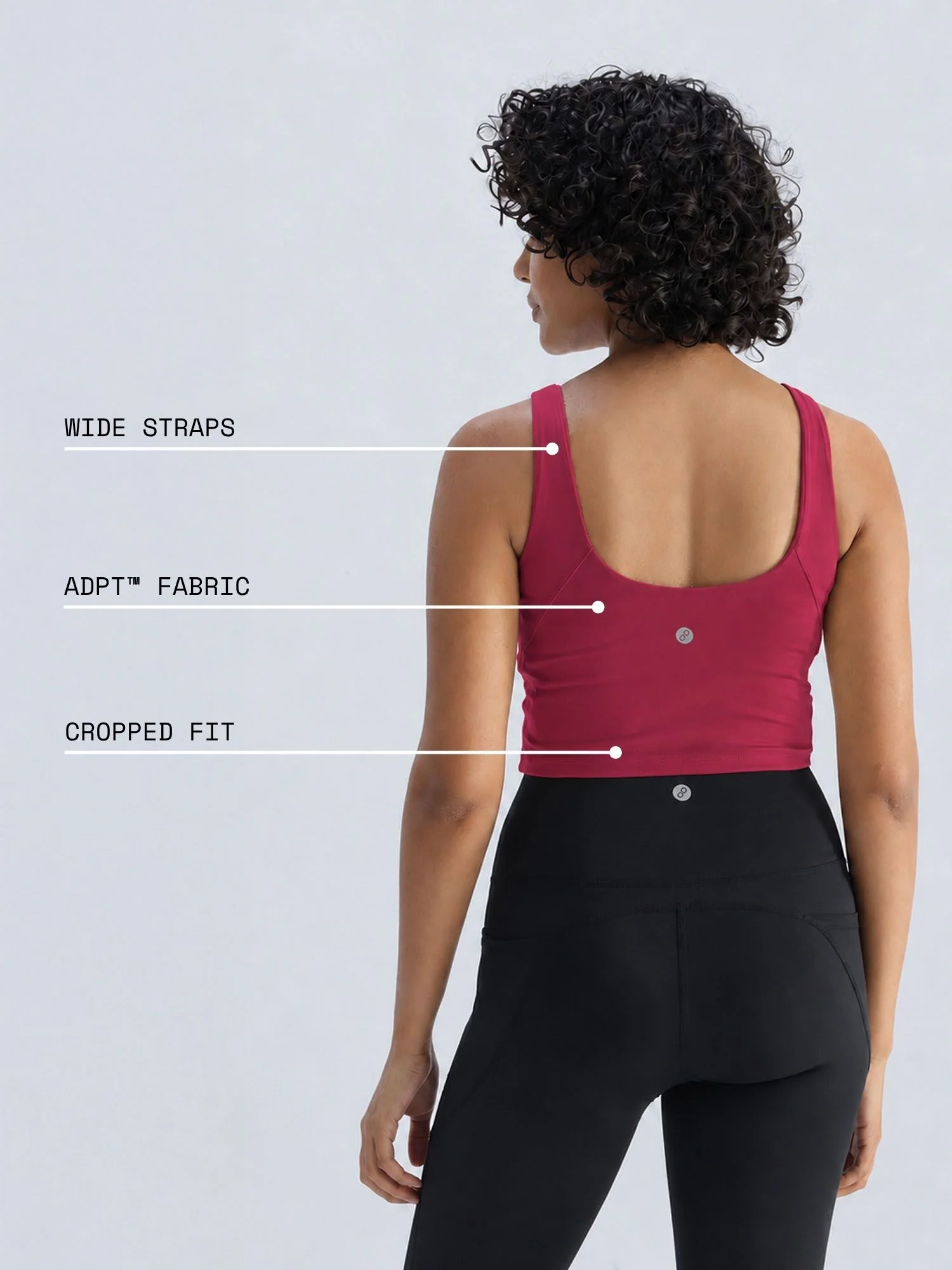 Ruby Refine Crop Tank - Image 4