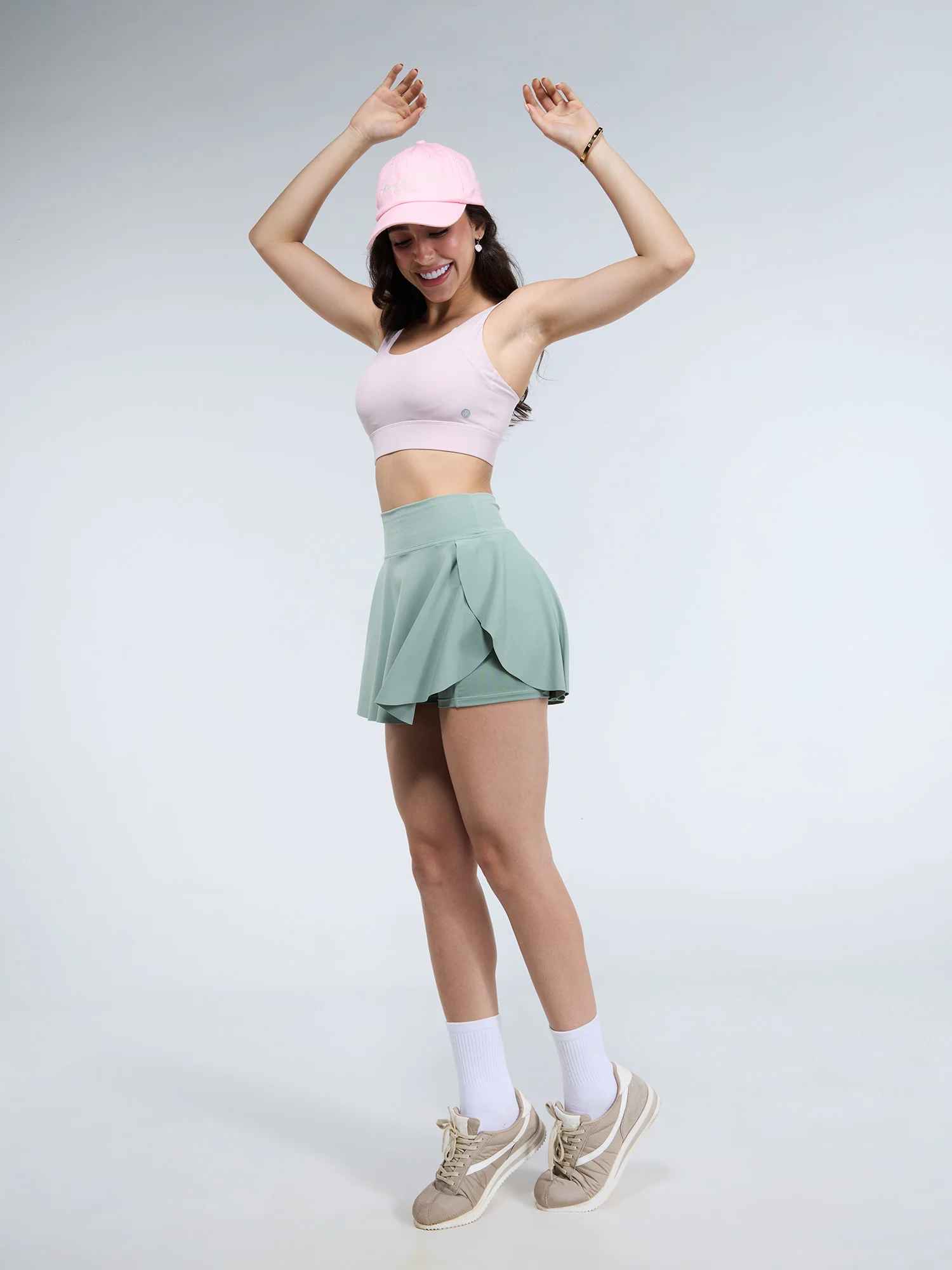 Sage Swirl Tennis Skorts - Image 2