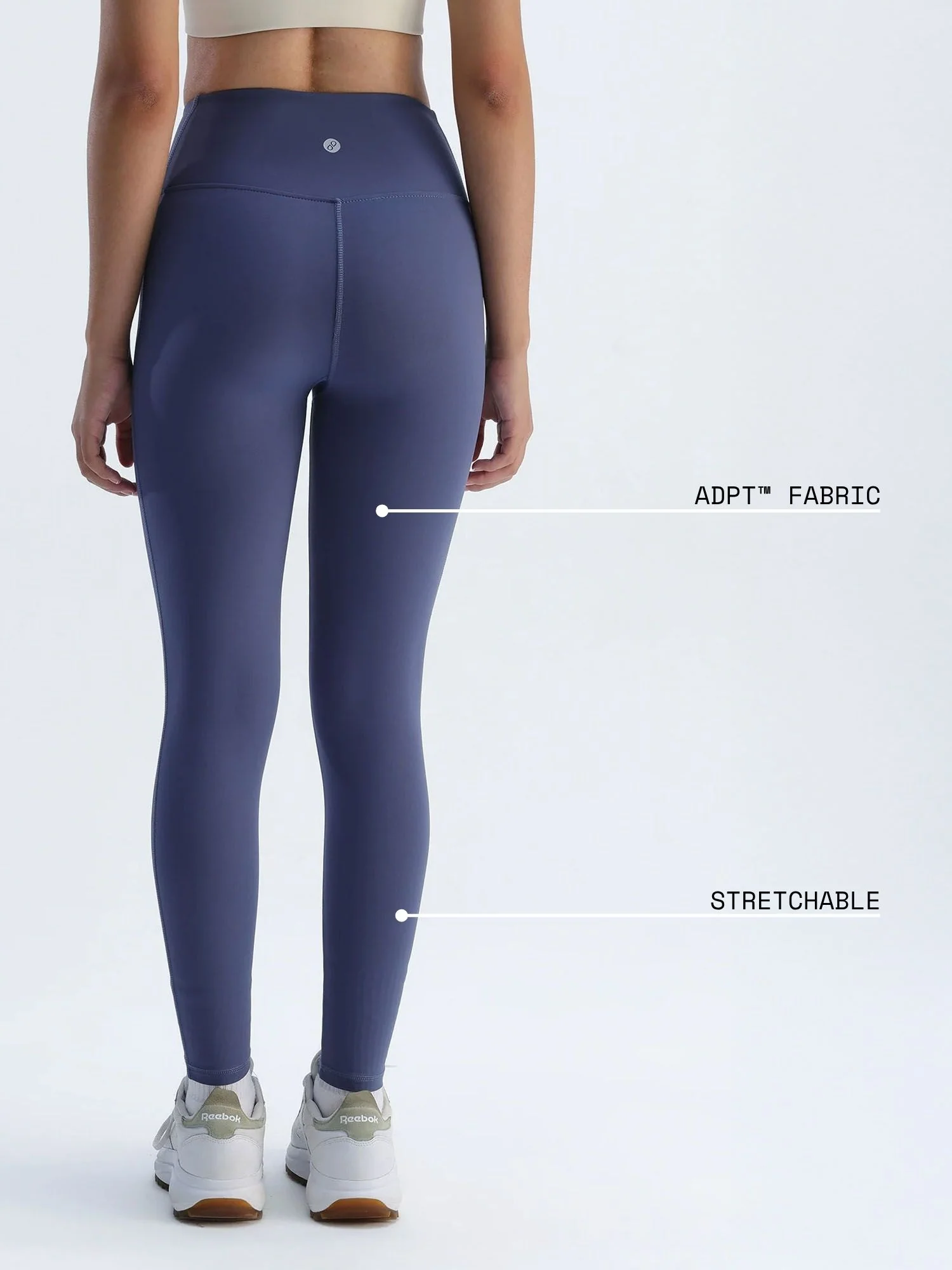 Steel Blue Hourglass Snug Leggings - Image 4